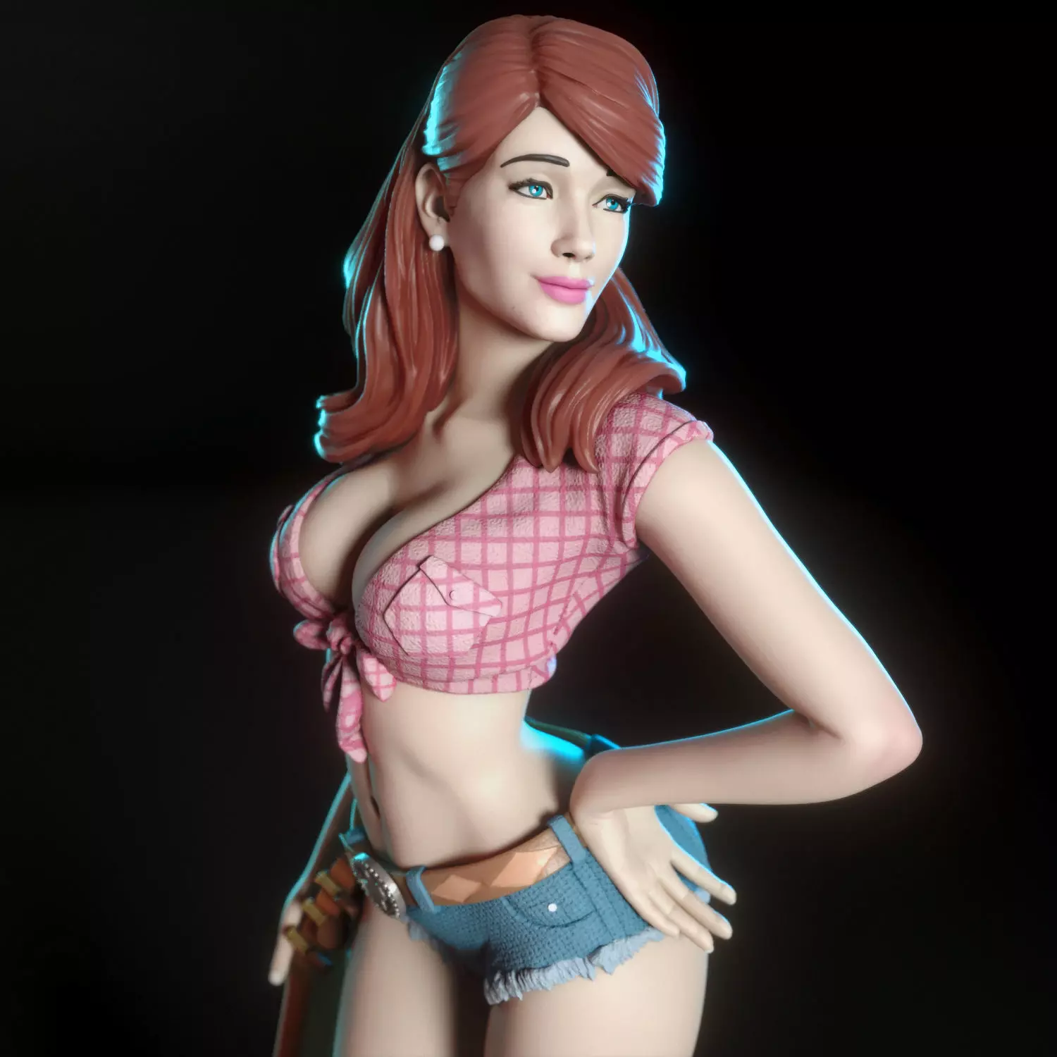 Cheryl Tunt as Cherlene from Archer 3D print model_9