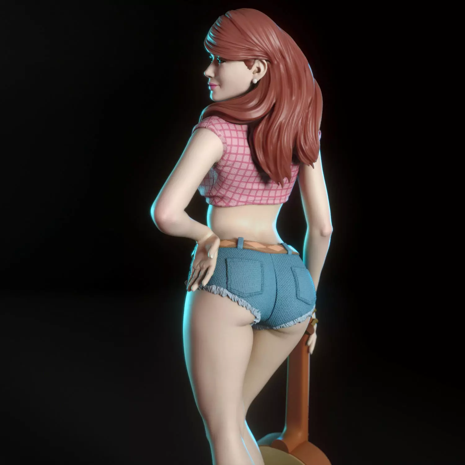 Cheryl Tunt as Cherlene from Archer 3D print model_7
