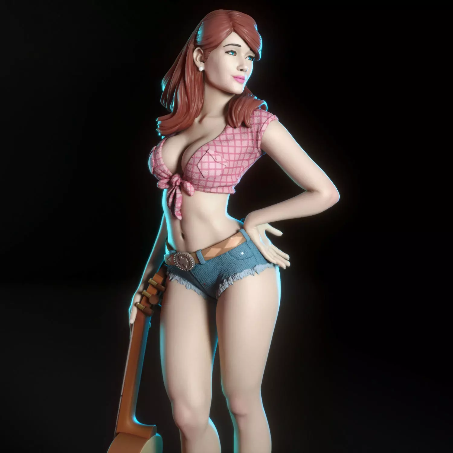 Cheryl Tunt as Cherlene from Archer 3D print model_2