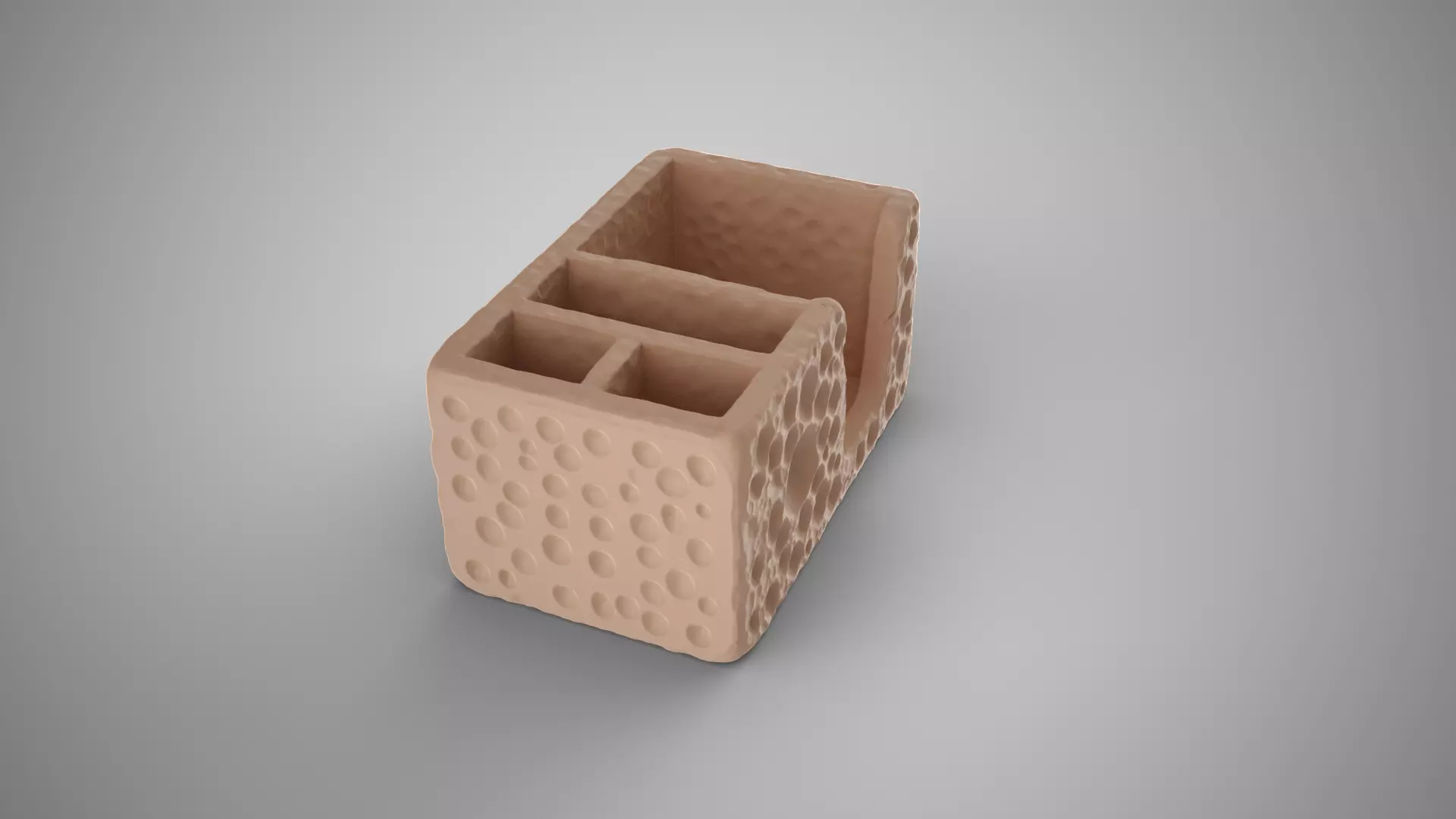 Moon Surface Organizer 3D print model_9