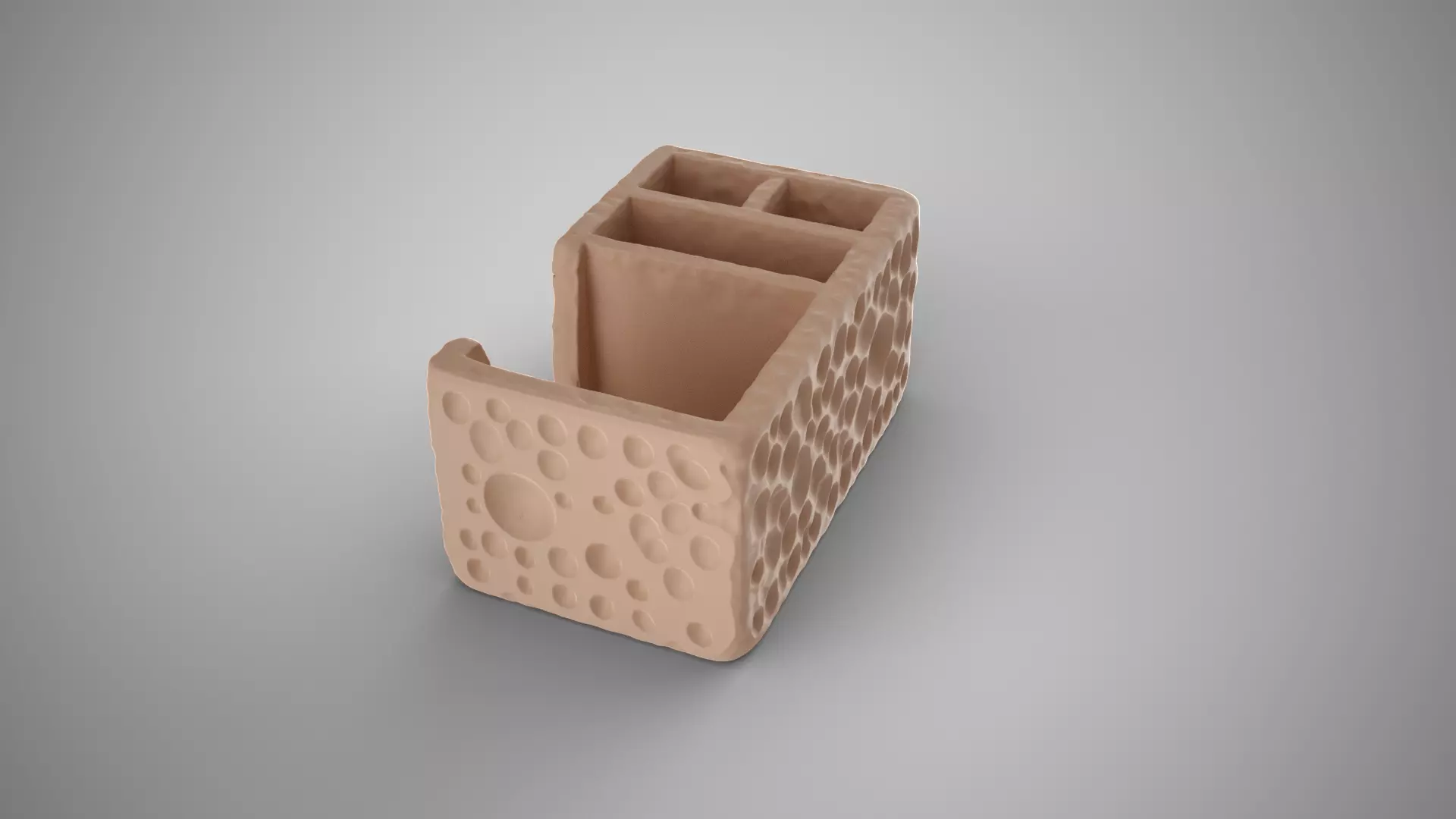 Moon Surface Organizer 3D print model_5