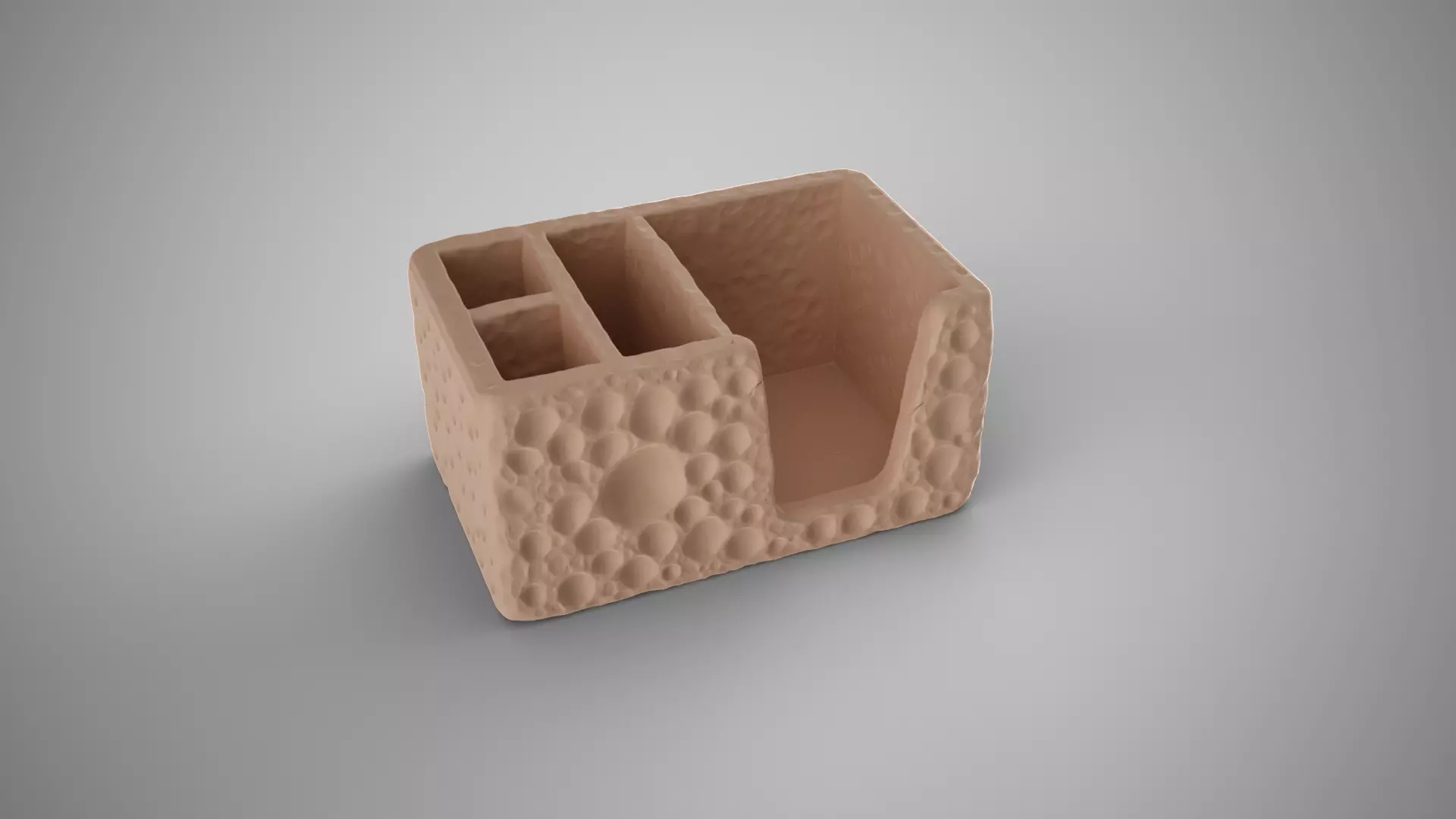 Moon Surface Organizer 3D print model_0