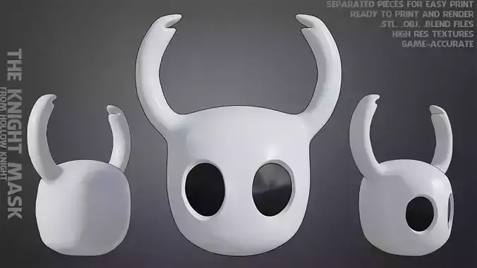Hollow Knight The Knight Mask for Cosplay