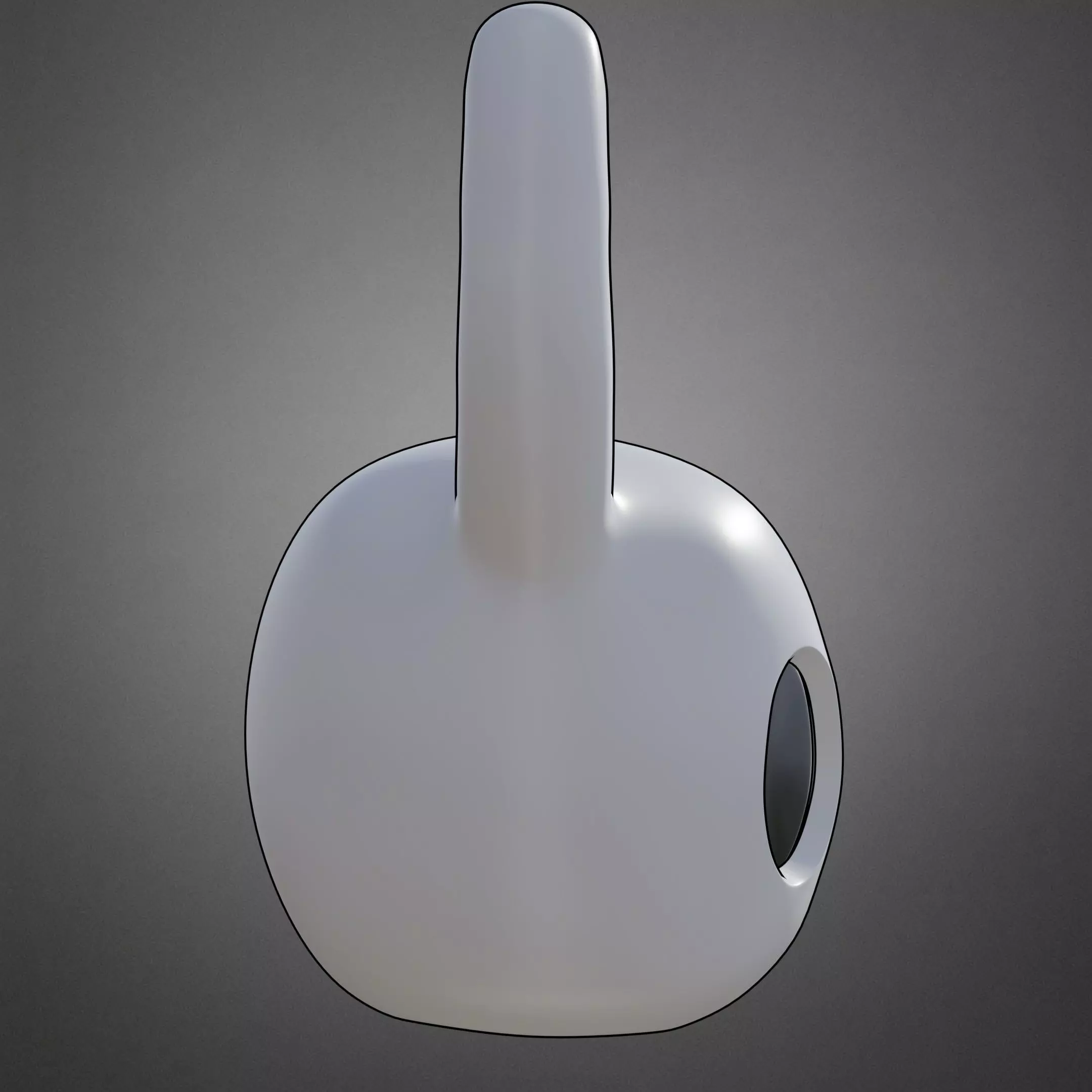 Hollow Knight The Knight Mask for Cosplay 3D print model_9