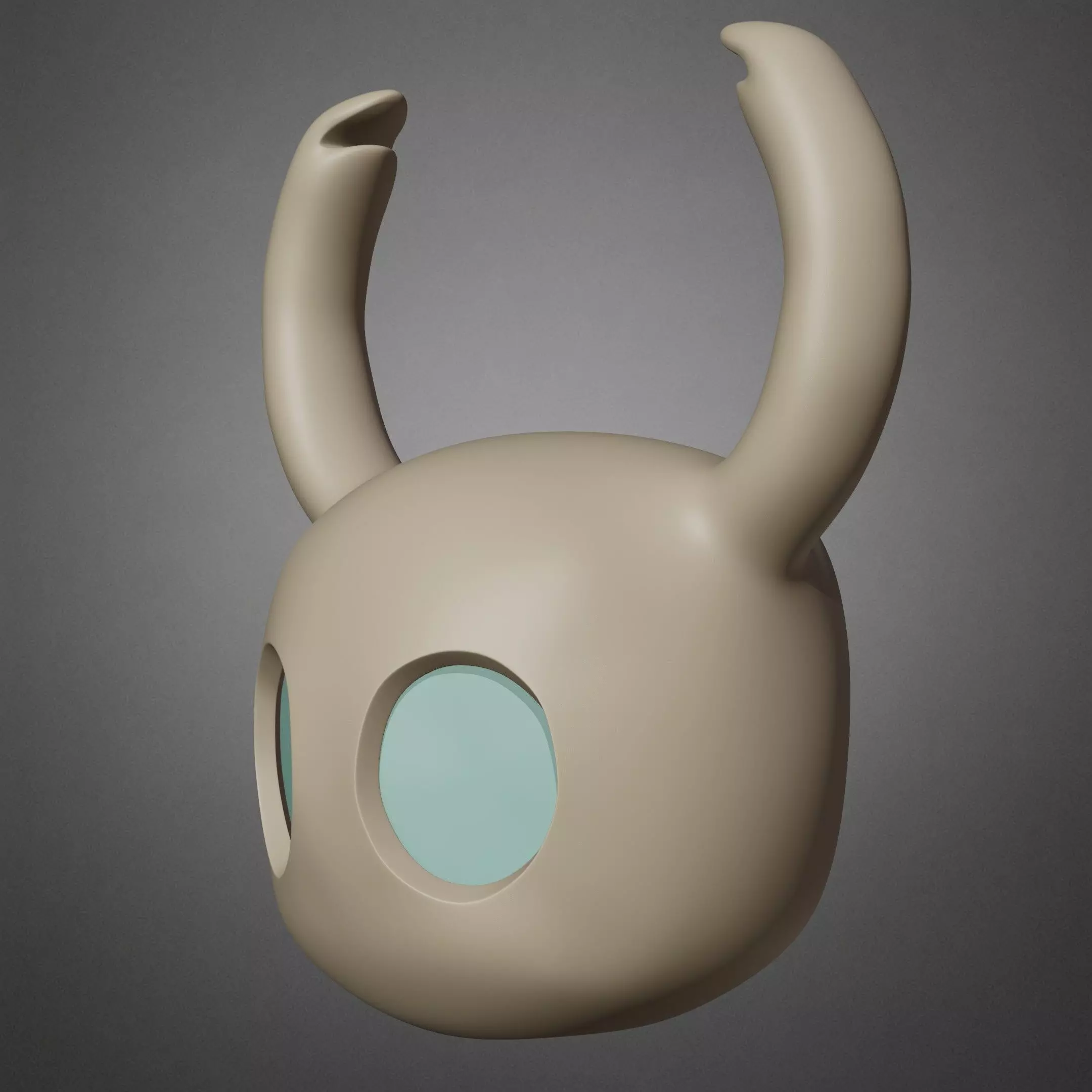 Hollow Knight The Knight Mask for Cosplay 3D print model_16