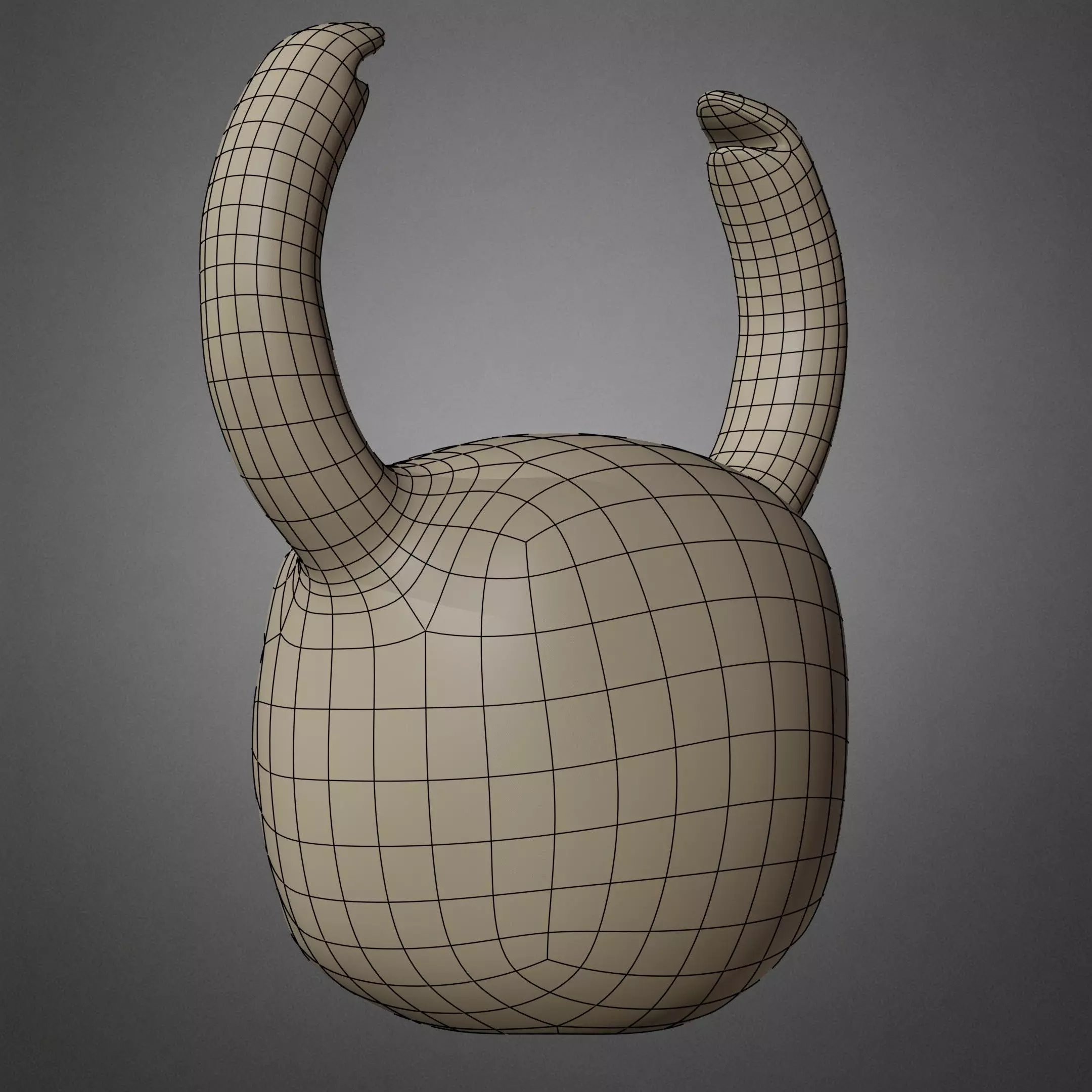 Hollow Knight The Knight Mask for Cosplay 3D print model_21