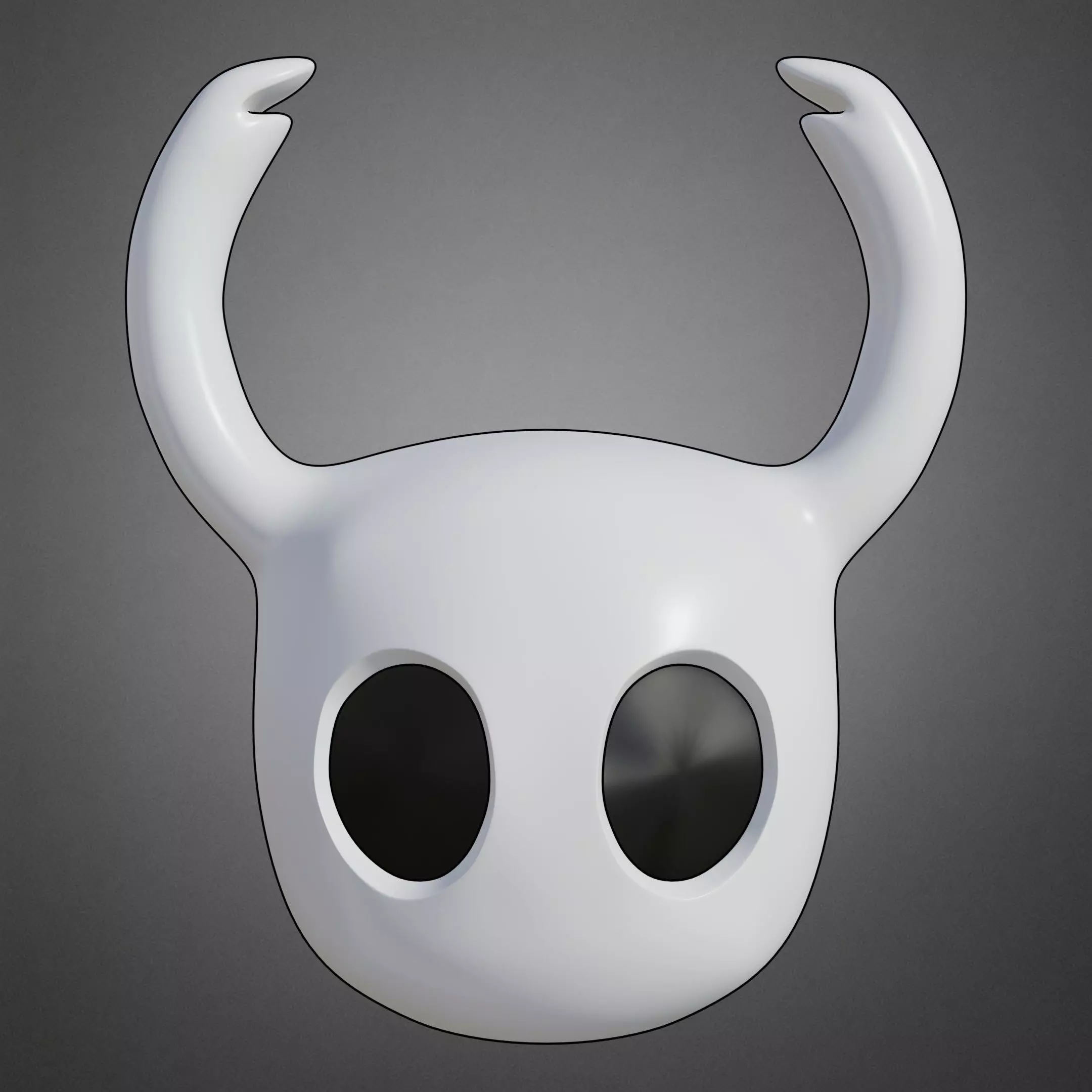 Hollow Knight The Knight Mask for Cosplay 3D print model_3