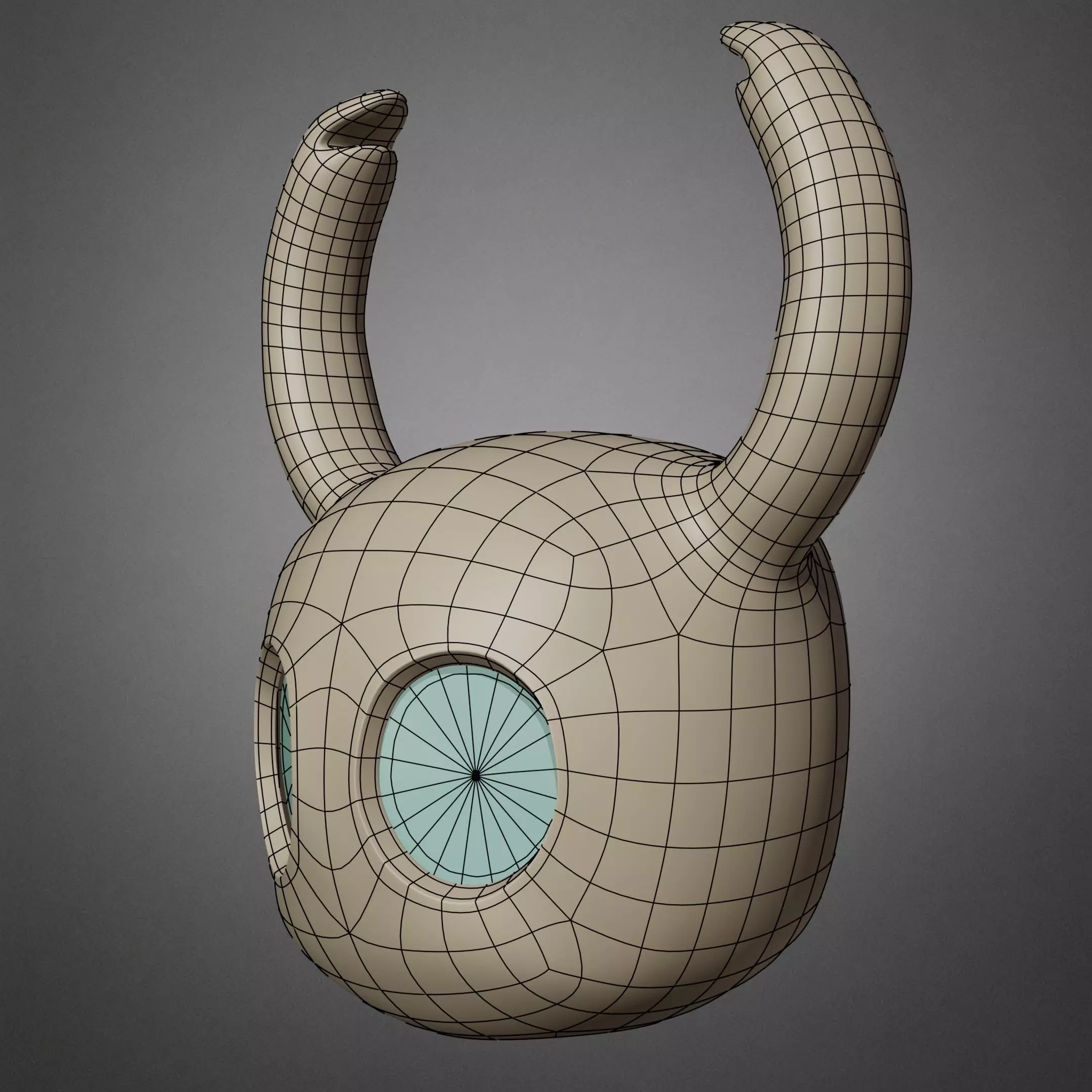 Hollow Knight The Knight Mask for Cosplay 3D print model_17