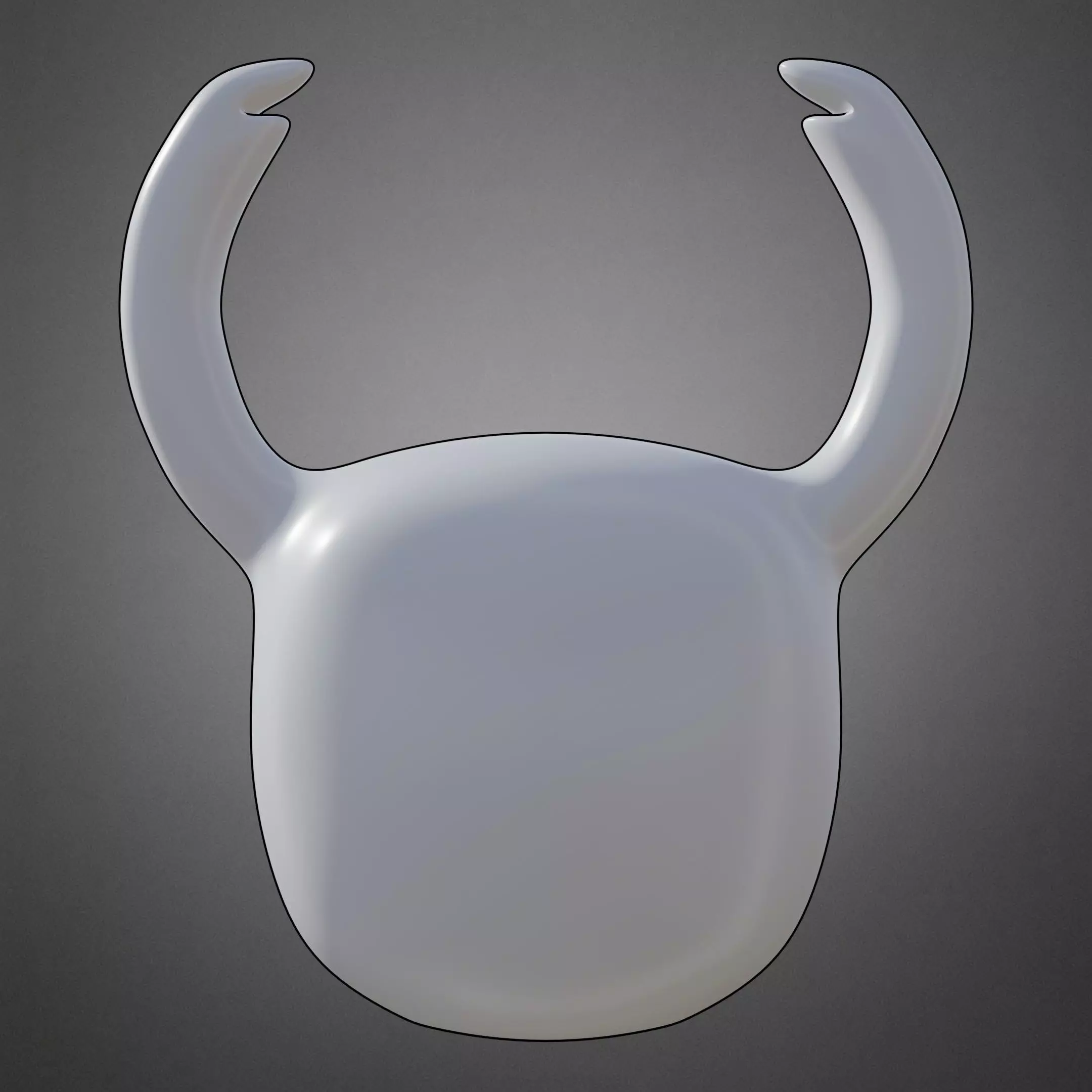 Hollow Knight The Knight Mask for Cosplay 3D print model_7