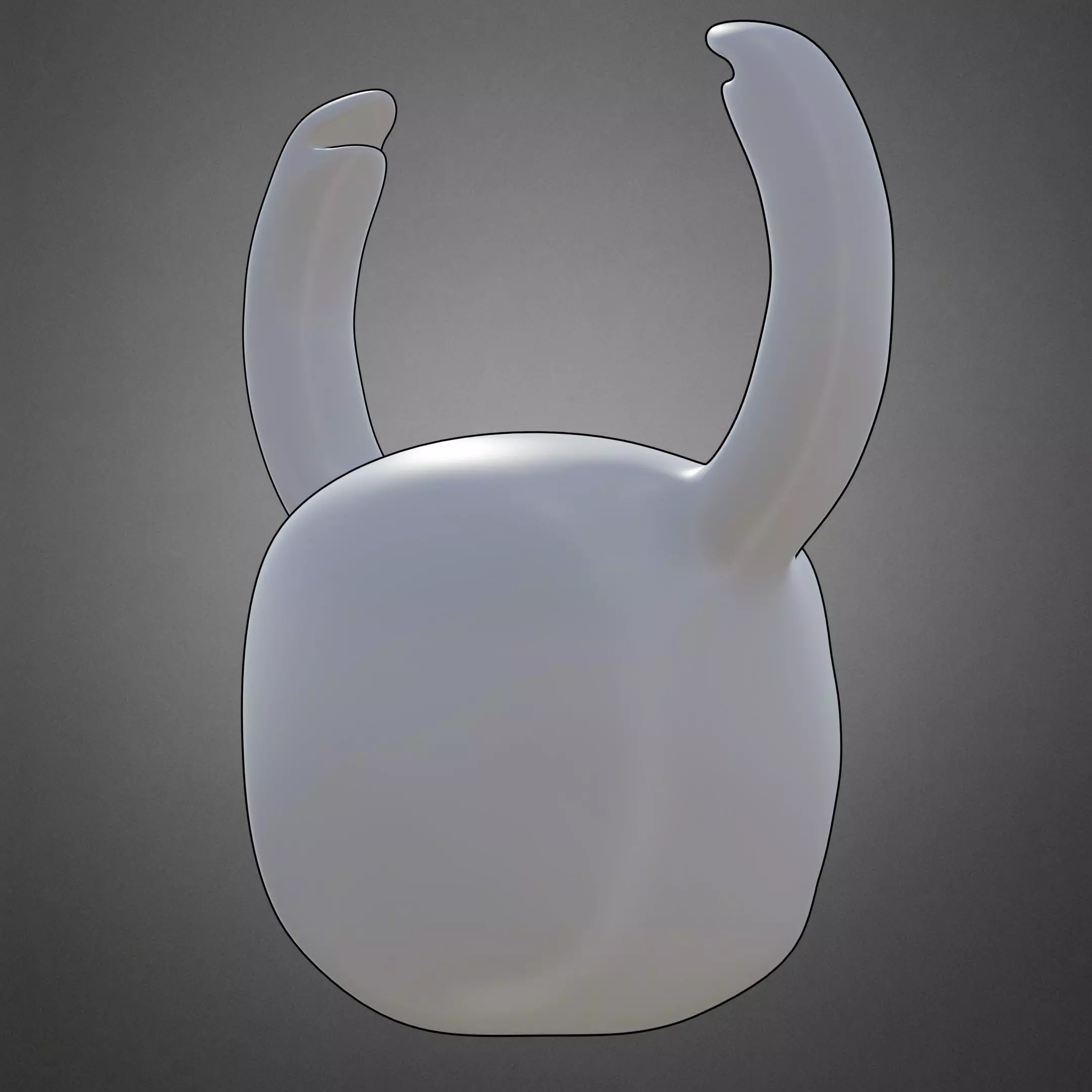 Hollow Knight The Knight Mask for Cosplay 3D print model_8
