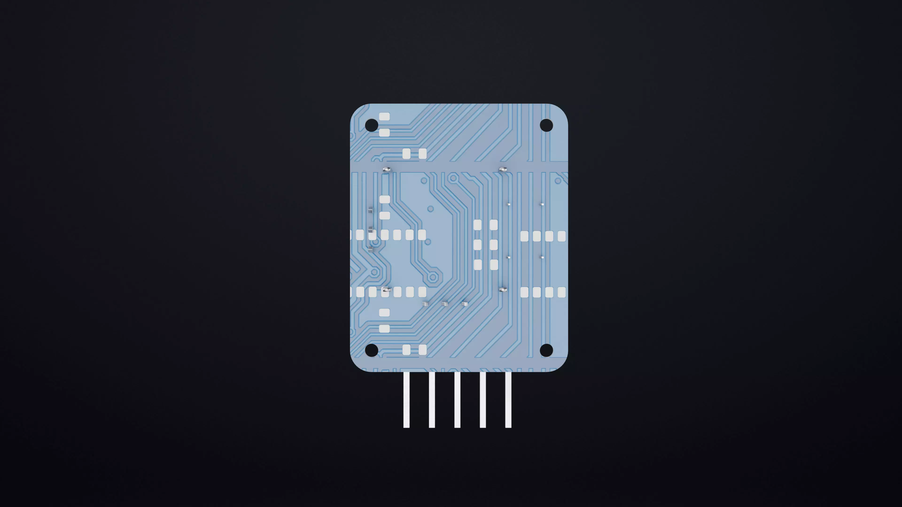 Arduino Joystick Module 3D Model Electronics Component 3D model_3