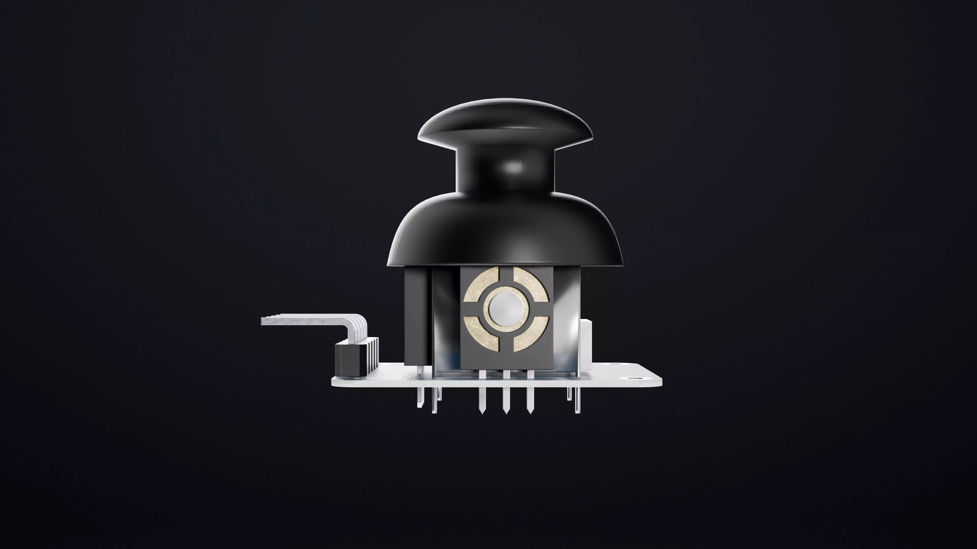 Arduino Joystick Module 3D Model Electronics Component 3D model_5