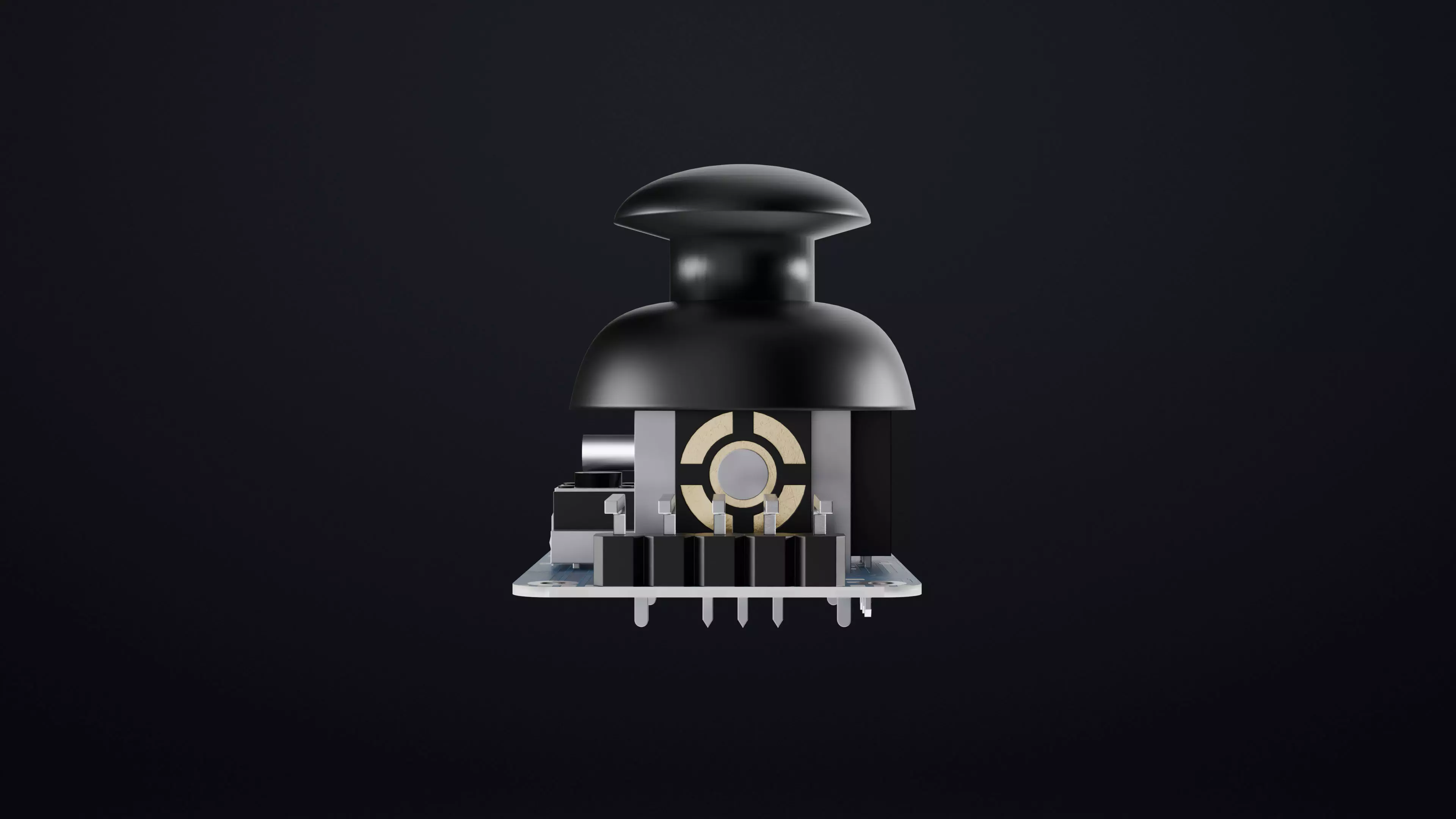 Arduino Joystick Module 3D Model Electronics Component 3D model_4