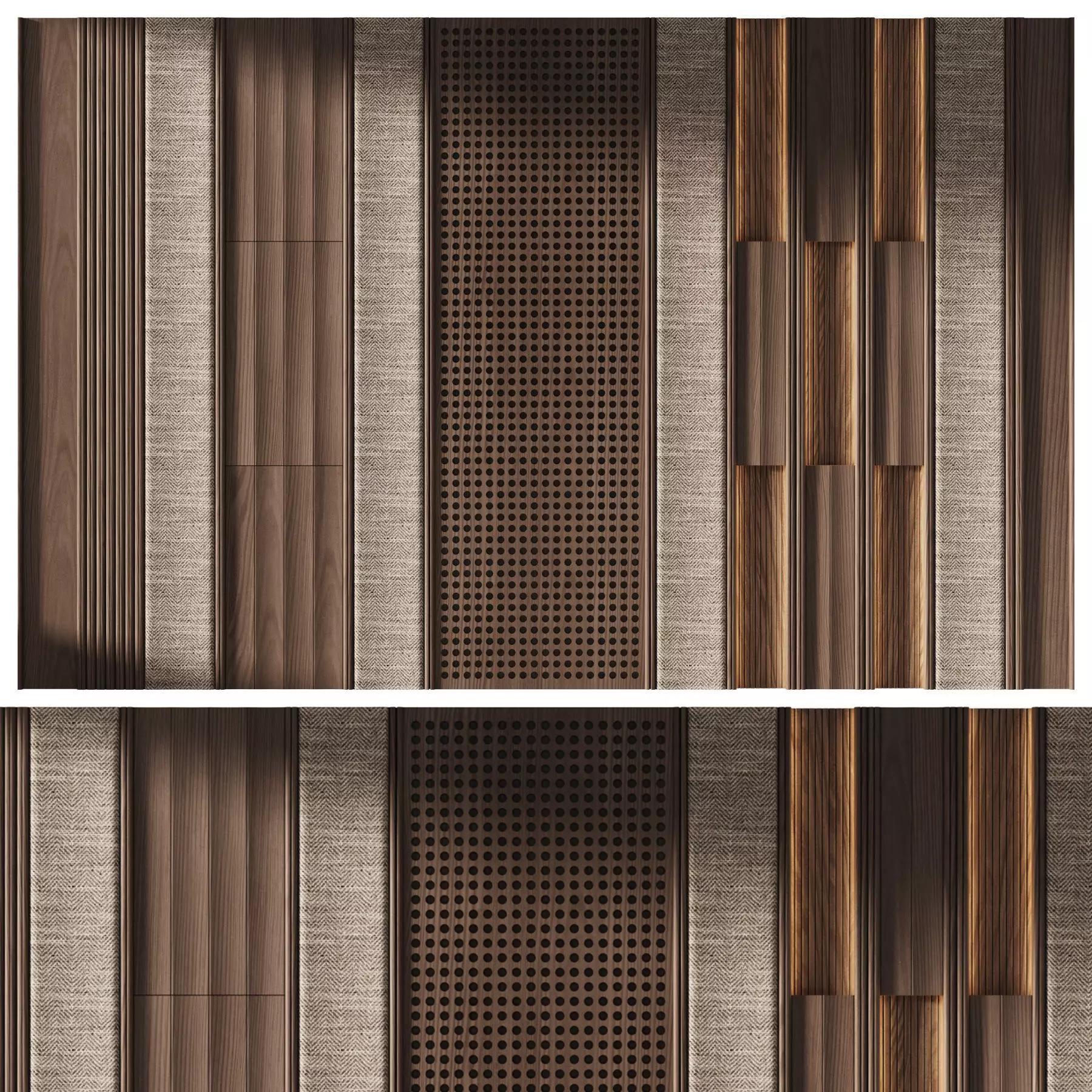 Decorative V71 Wall Panels 3D model_0