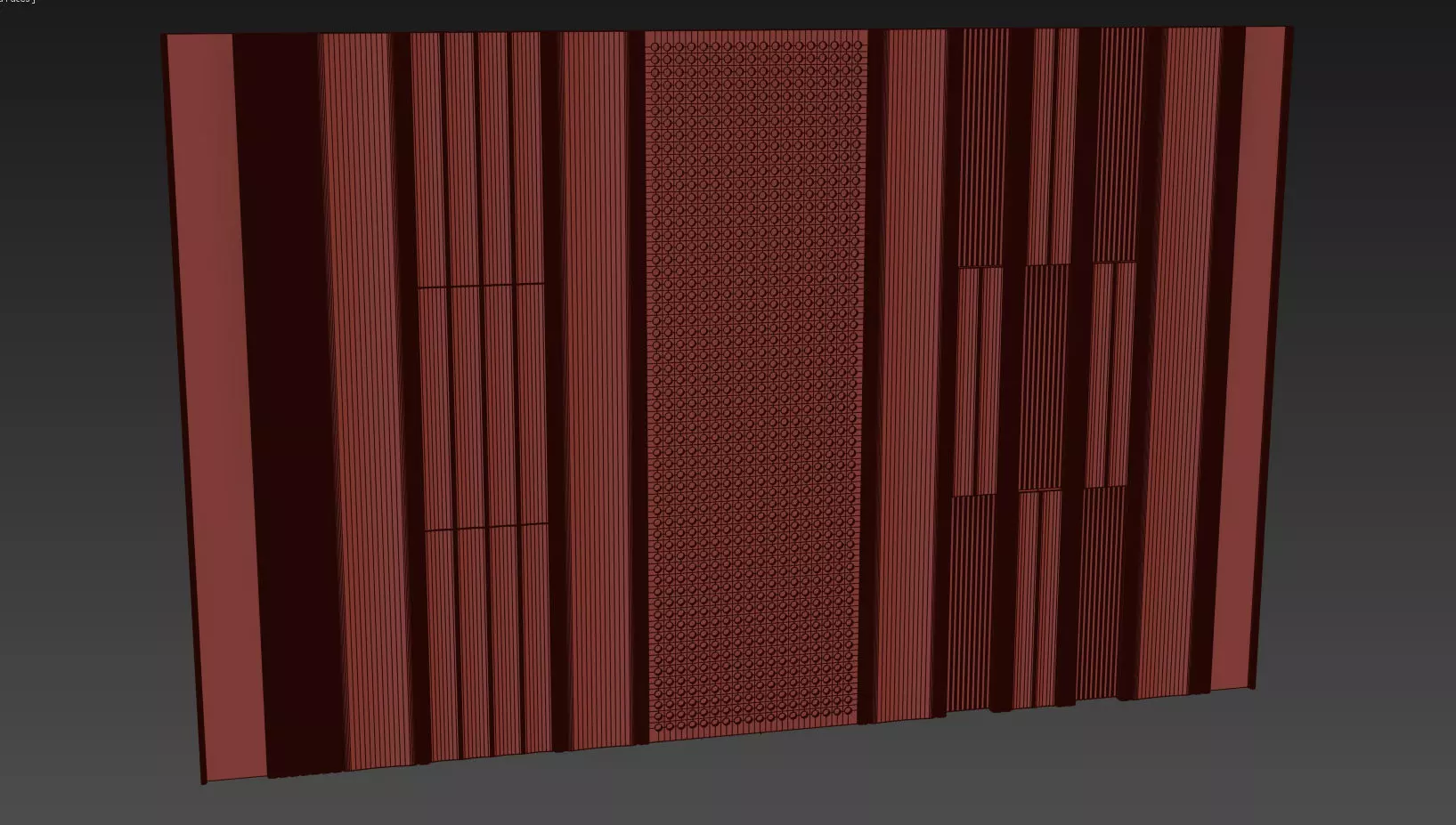 Decorative V71 Wall Panels 3D model_6