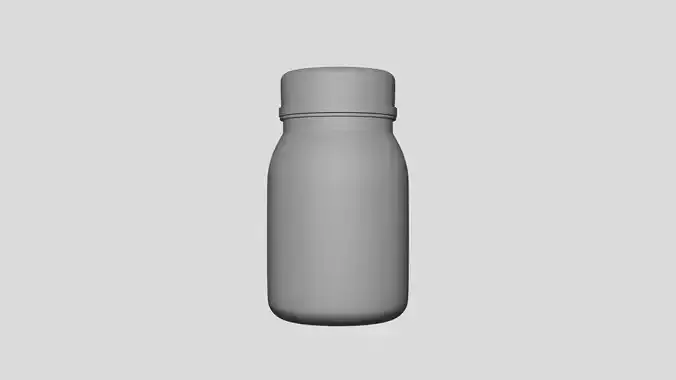 Protein Jar - Geometry Only No Textures No Materials