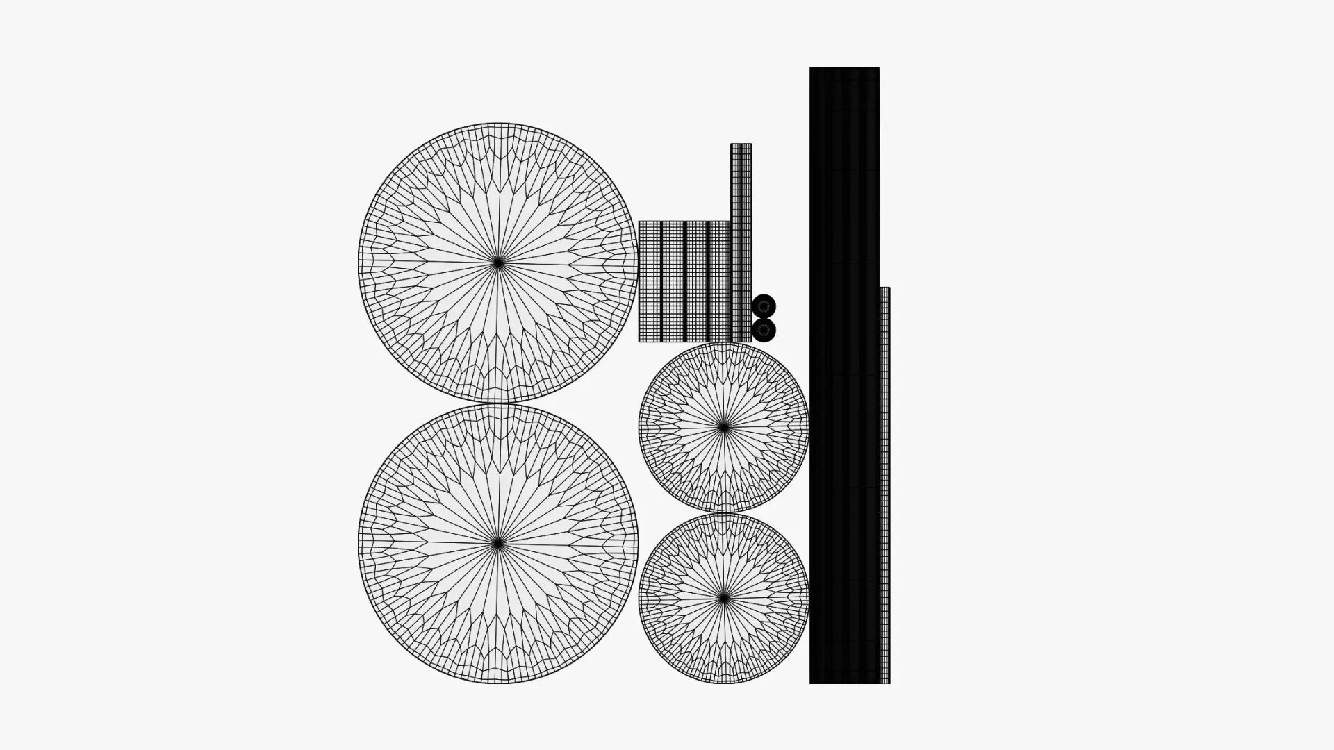 Traffic Sign - Geometry Only No Textures No Materials 3D model_7