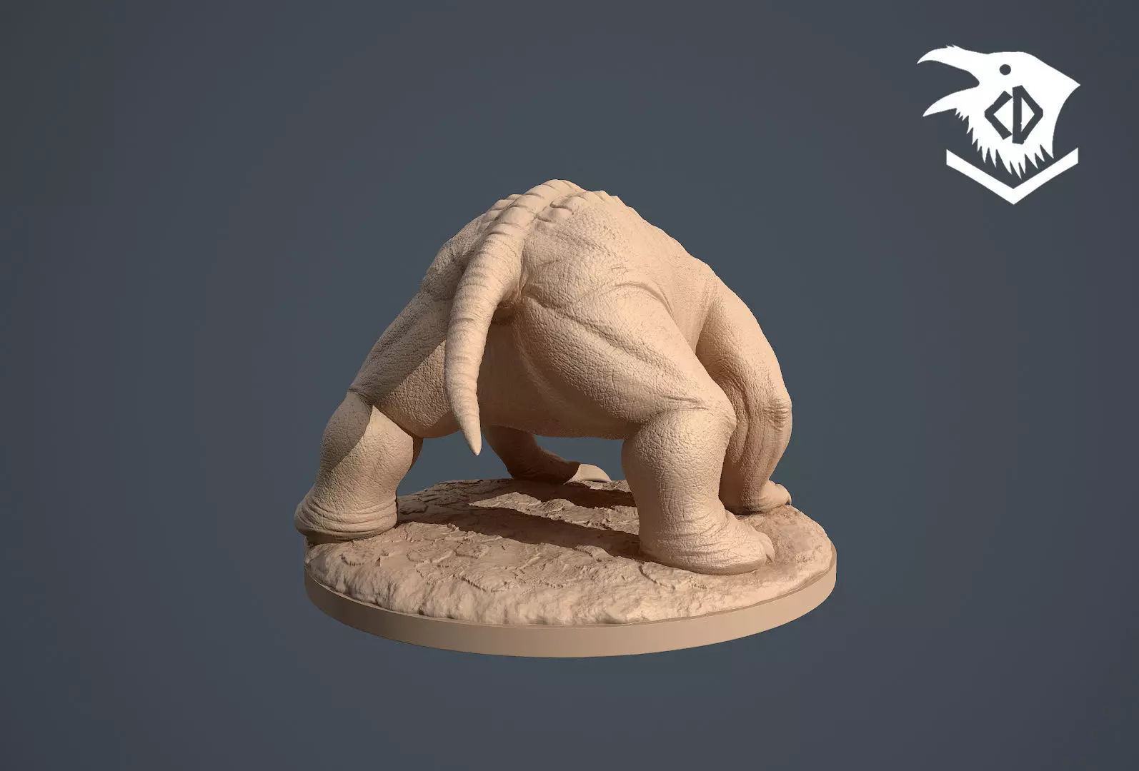 Molerat 3D print model_4