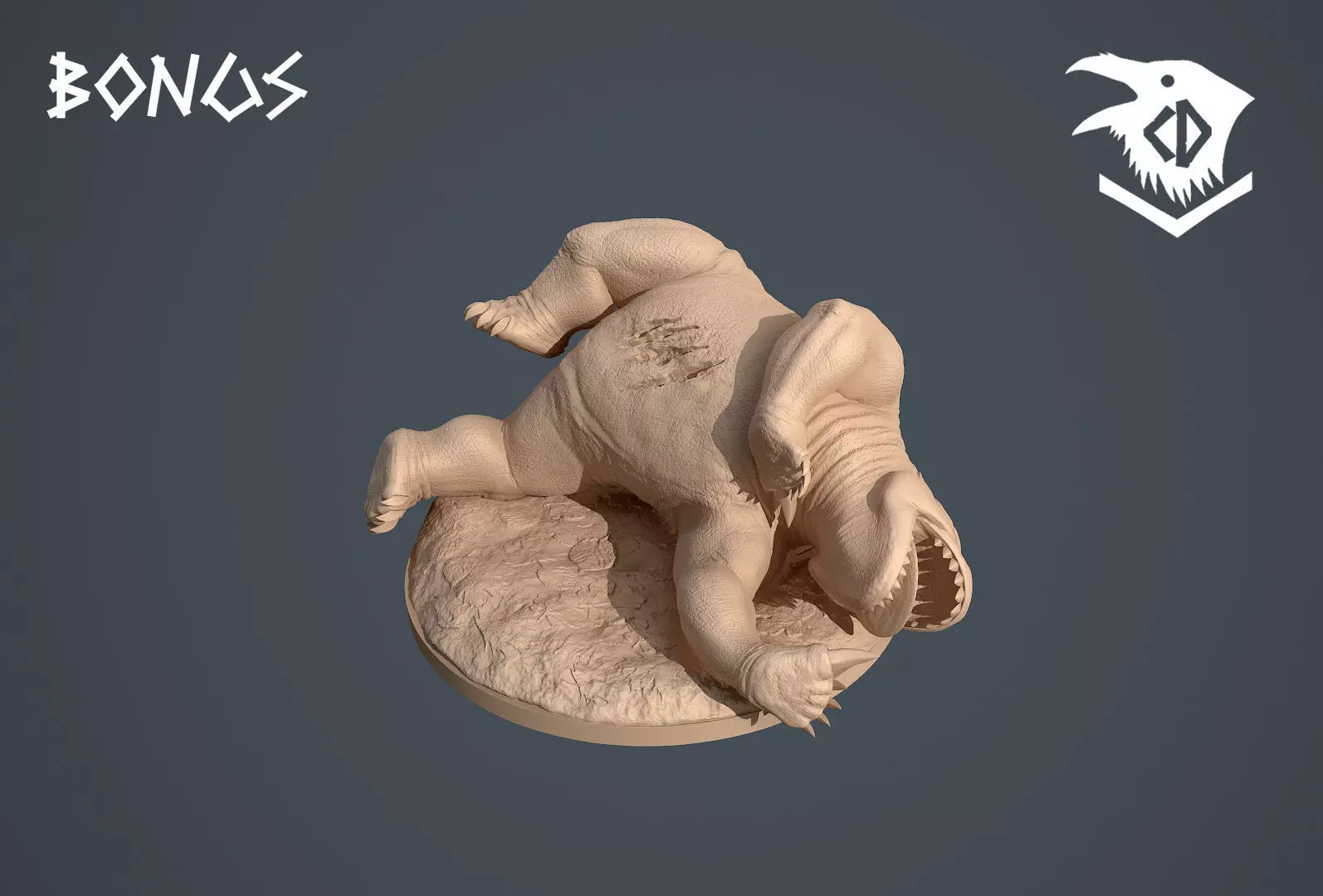 Molerat 3D print model_6