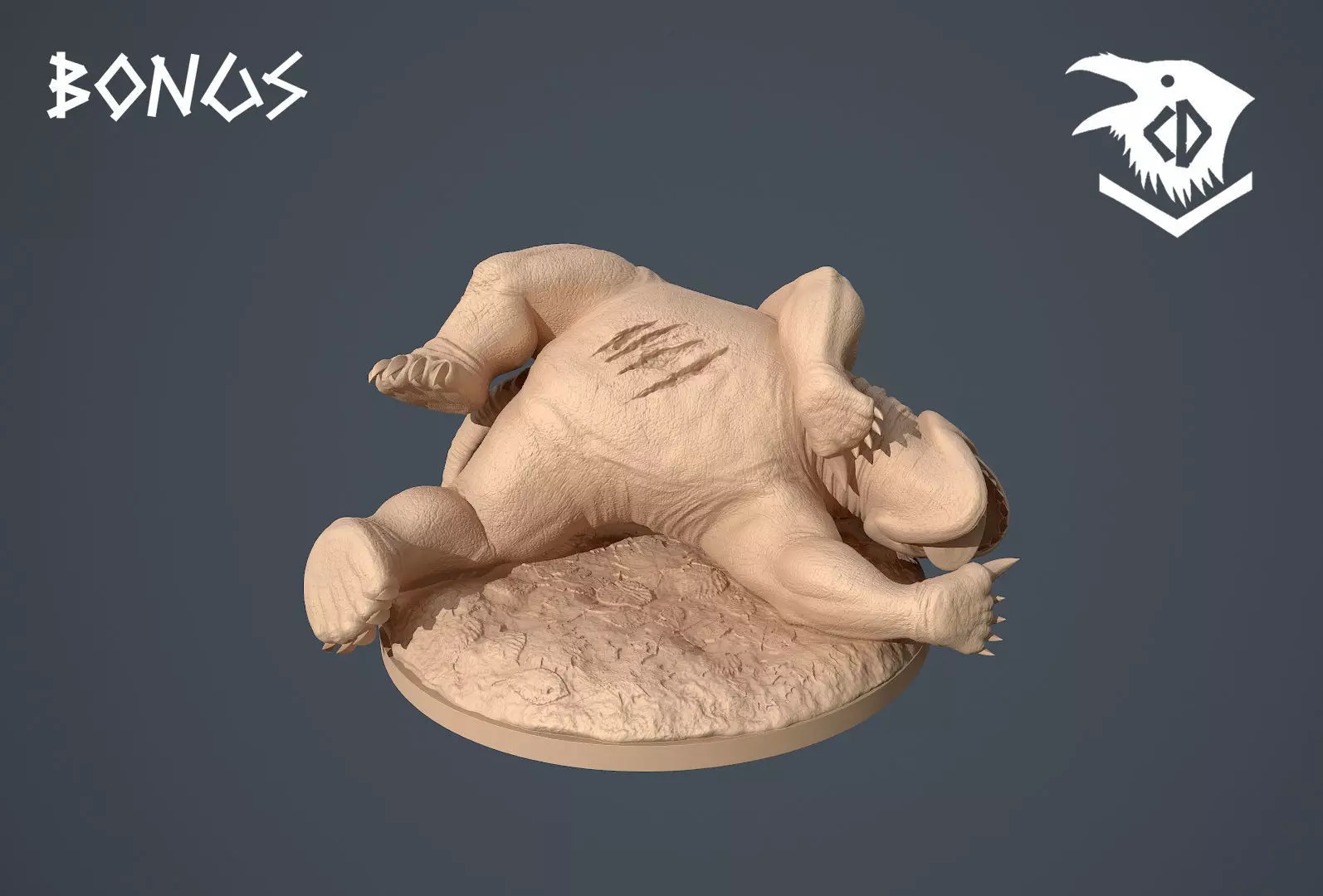 Molerat 3D print model_5