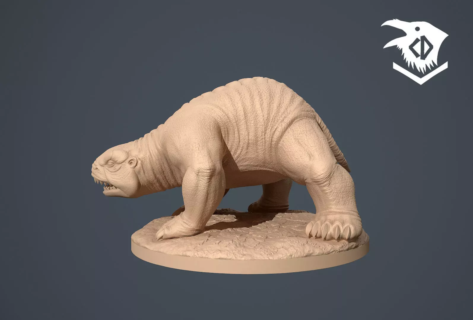 Molerat 3D print model_3