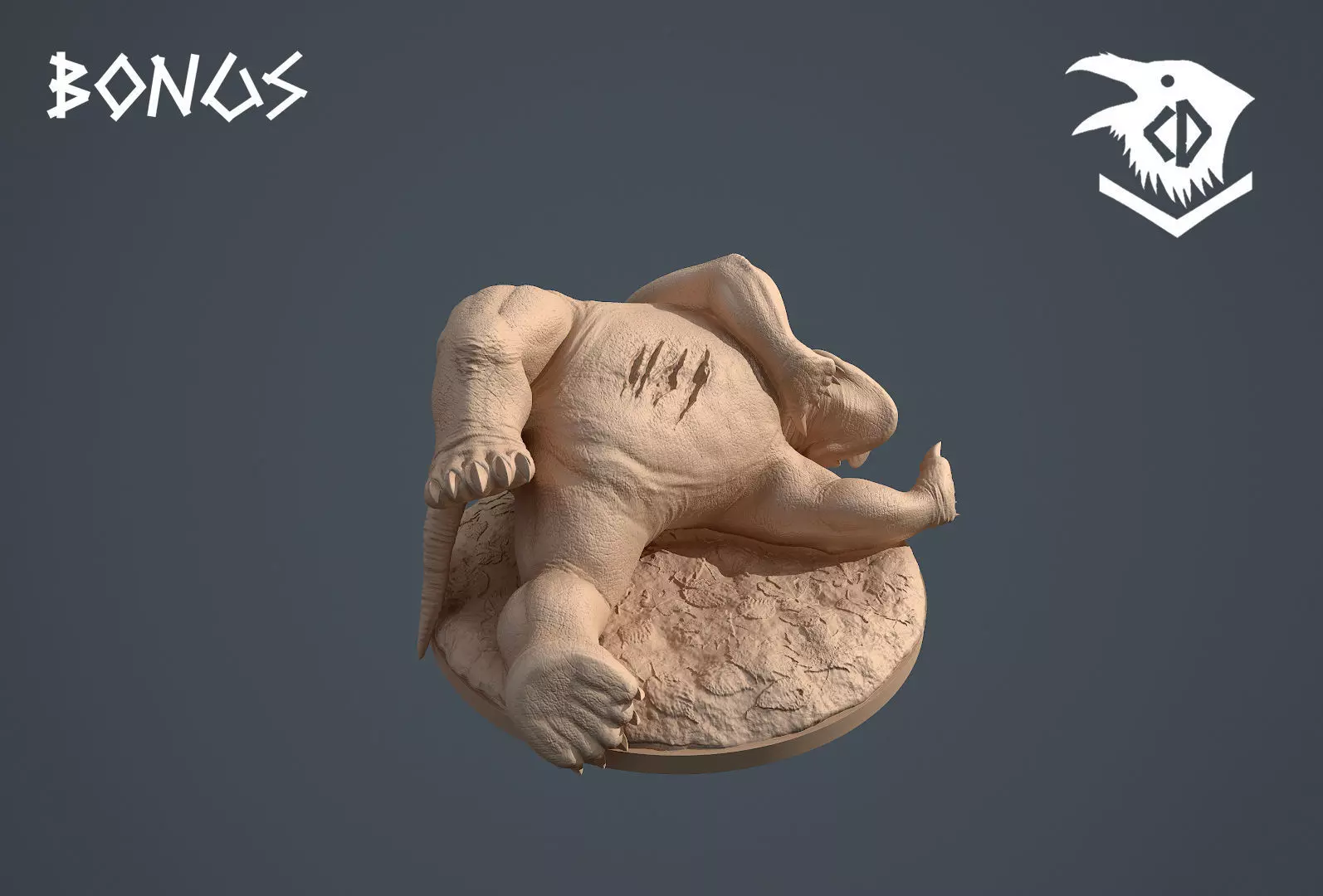 Molerat 3D print model_7