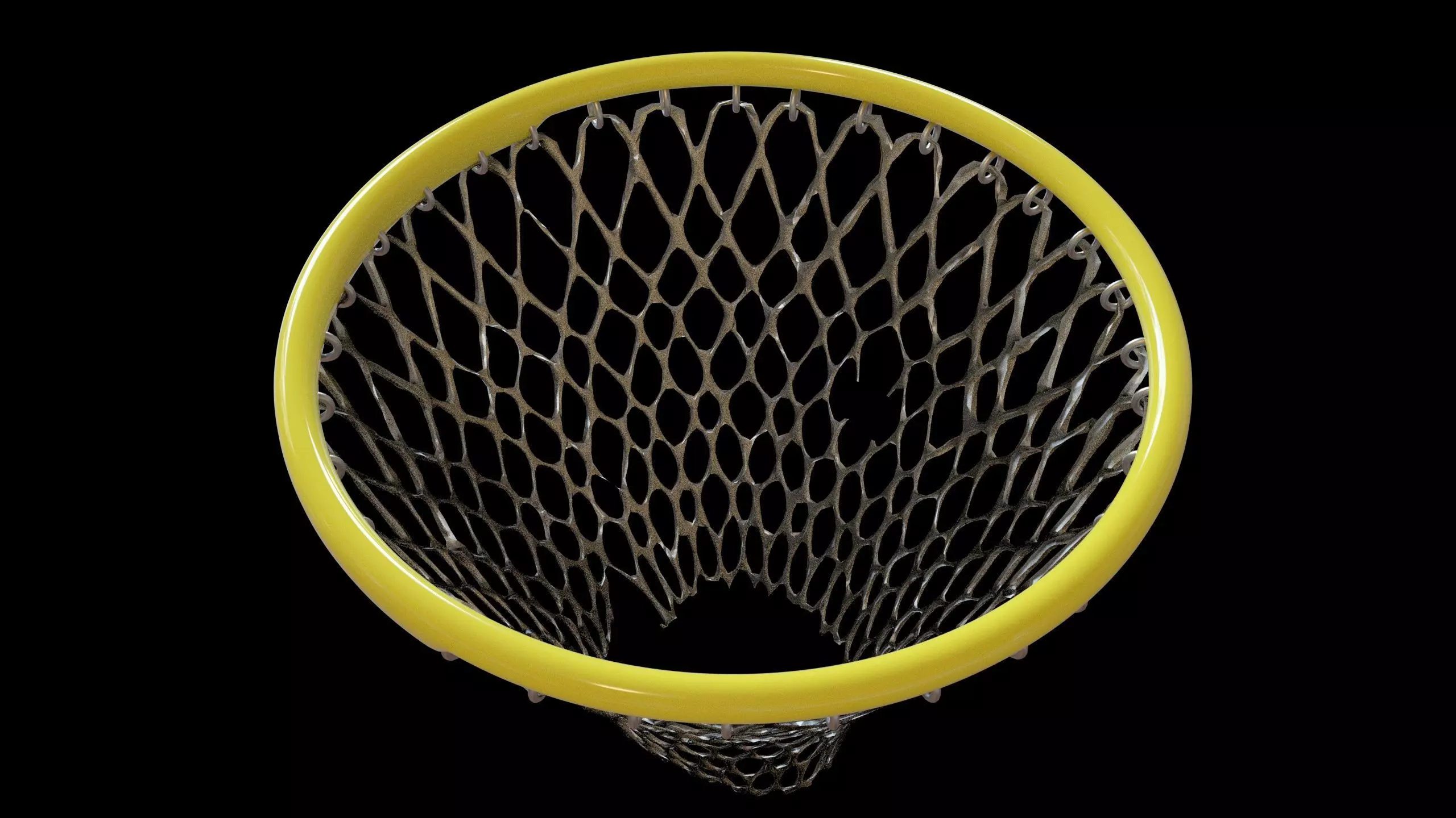 Basketball hoop net chain and cloth animation 10 assets Low-poly 3D model_16