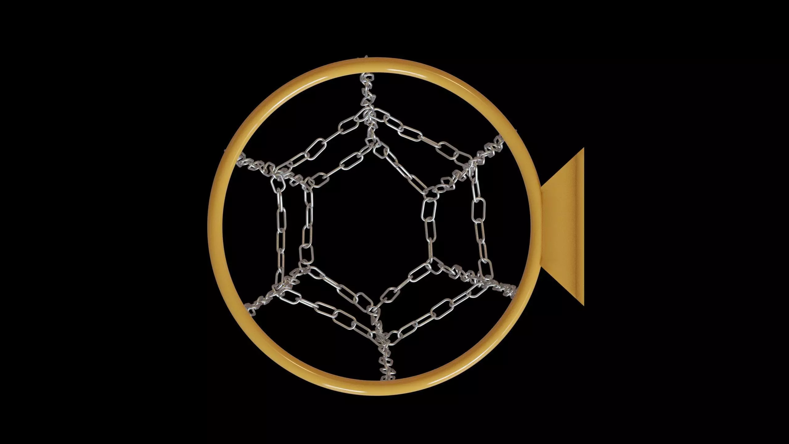 Basketball hoop net chain and cloth animation 10 assets Low-poly 3D model_12