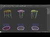 Basketball hoop net chain and cloth animation 10 assets Low-poly 3D model_1