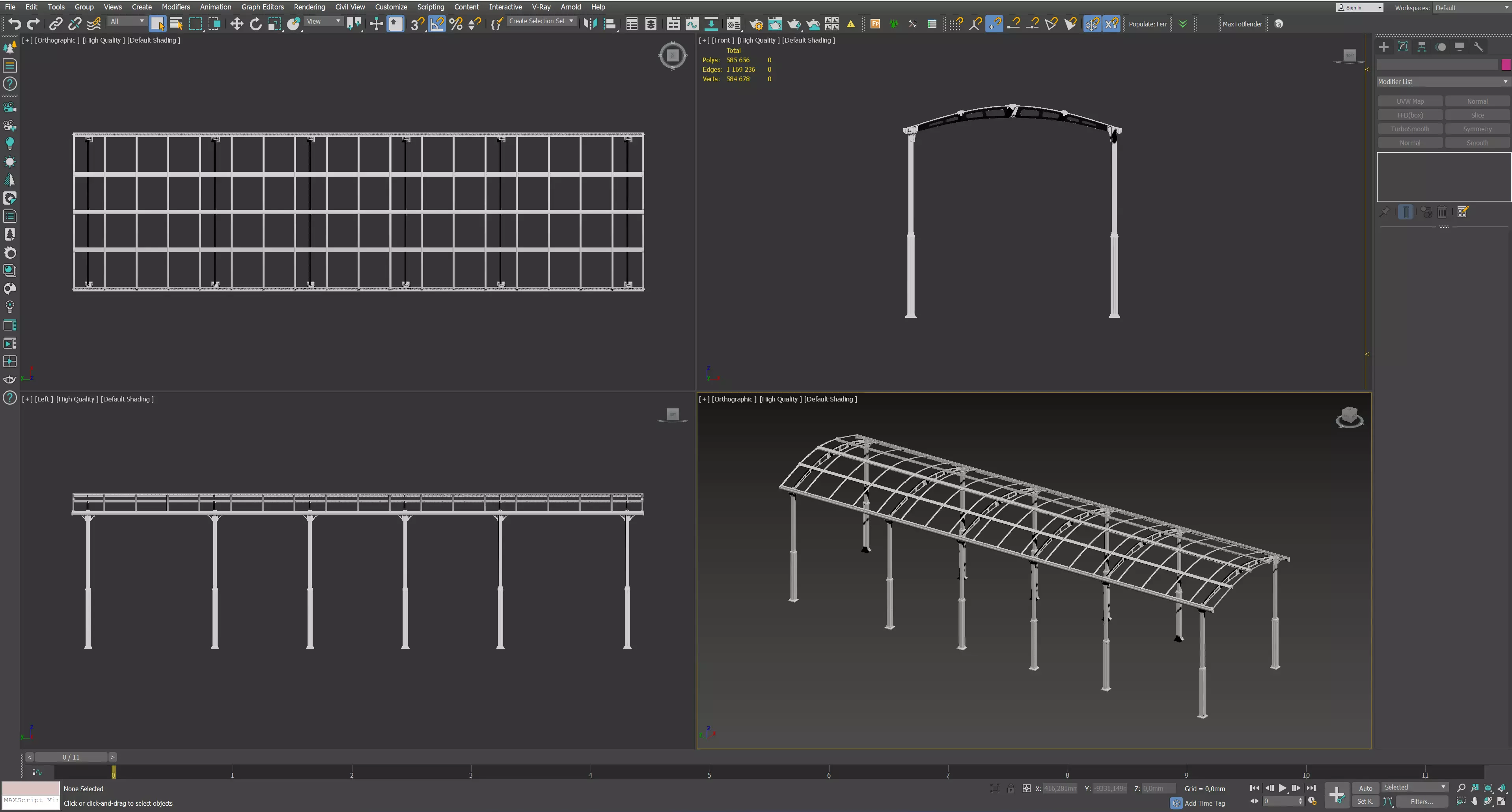 Carport Arcadia Alpine 3D model_7