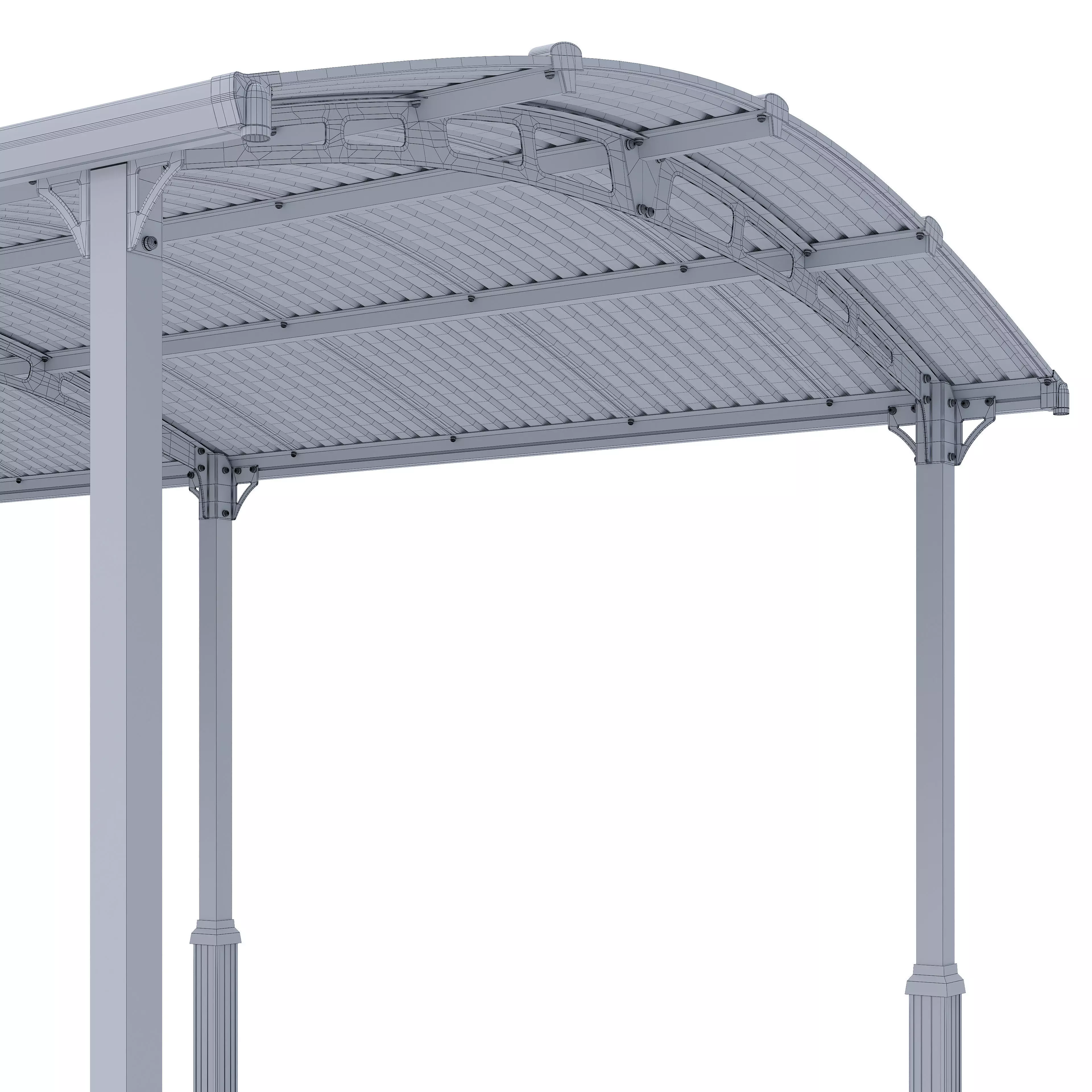 Carport Arcadia Alpine 3D model_6