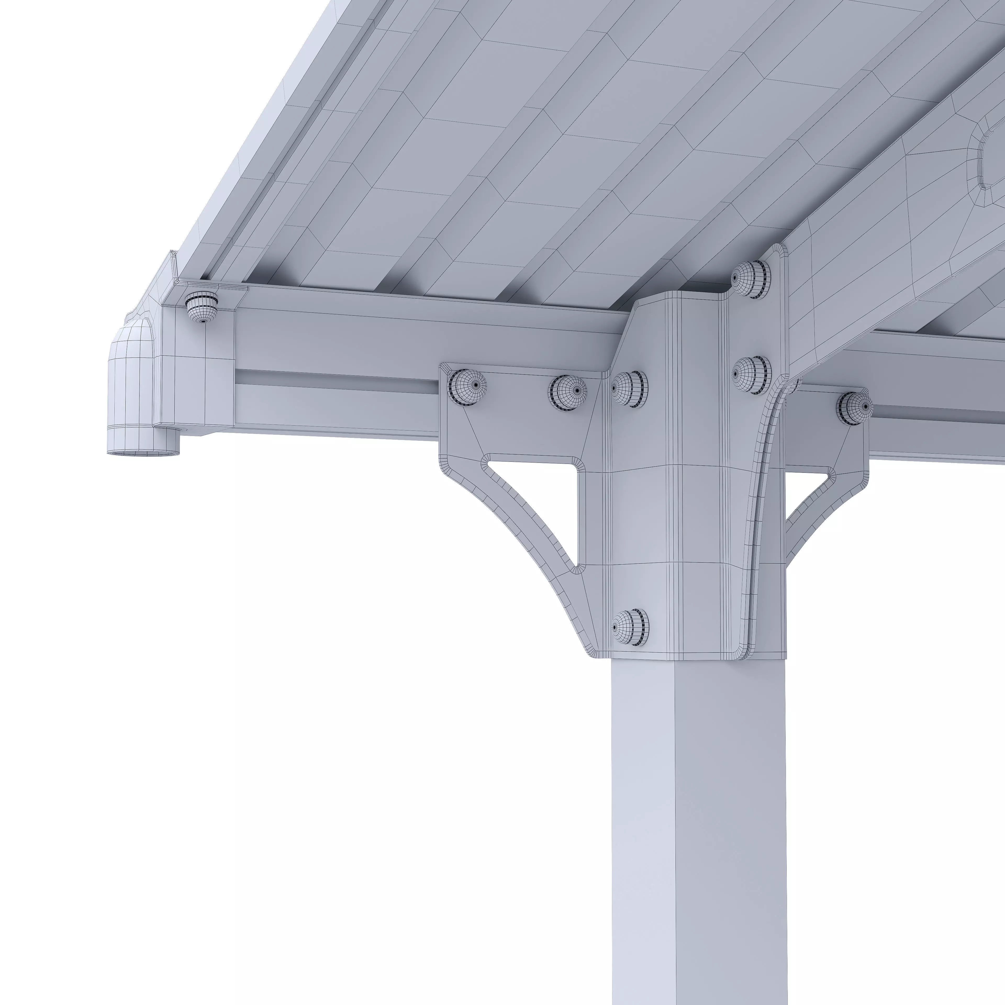 Carport Arcadia Alpine 3D model_5