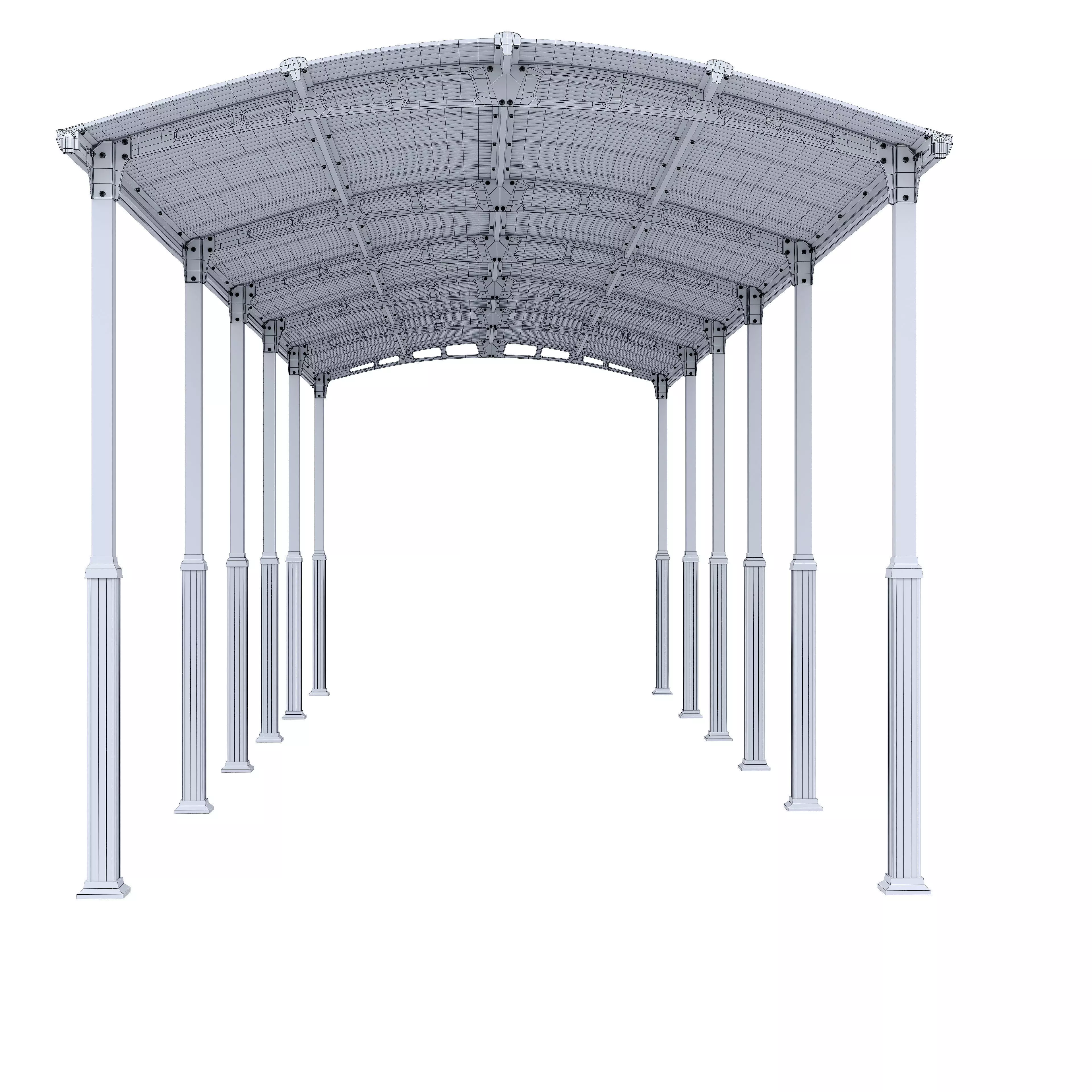 Carport Arcadia Alpine 3D model_31