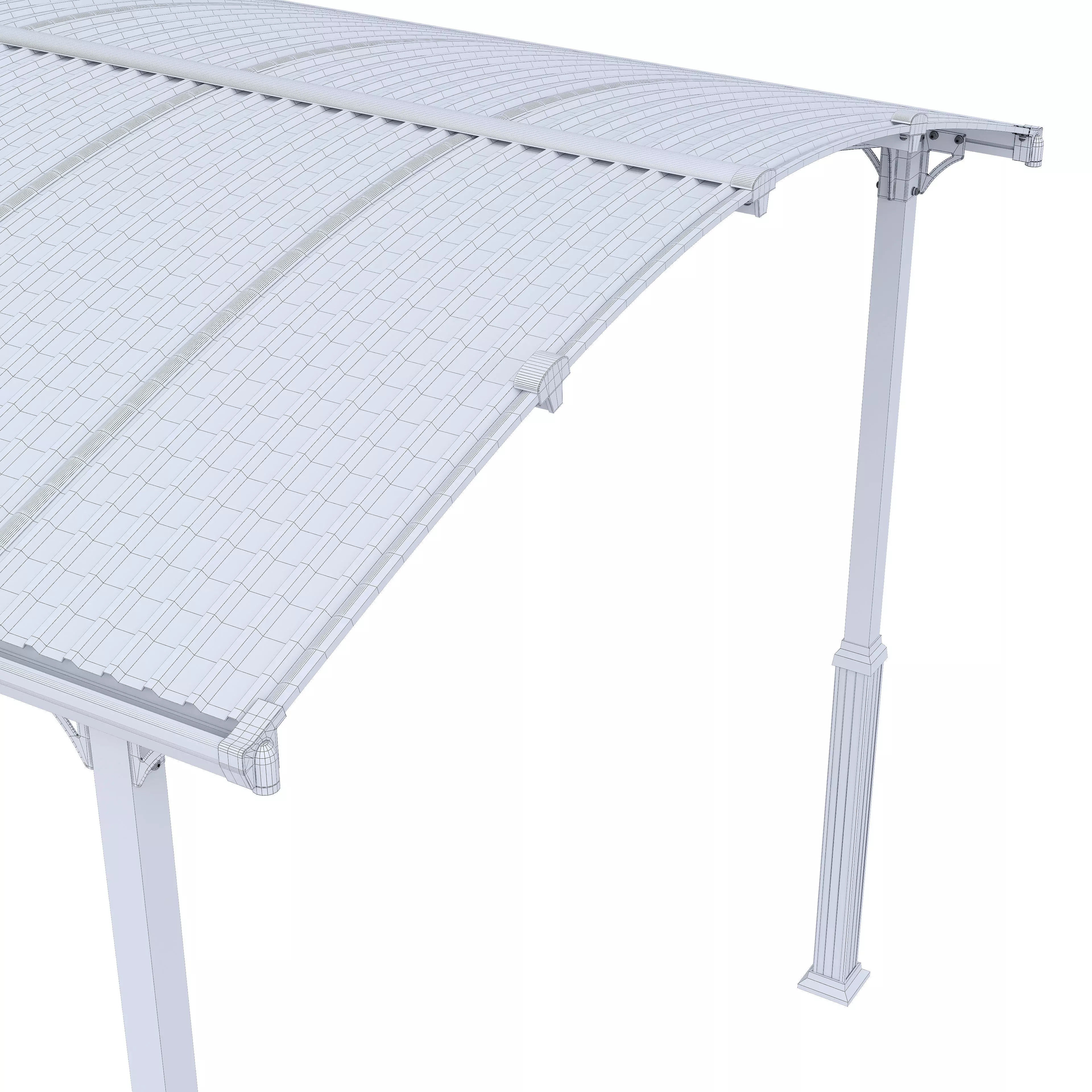 Carport Arcadia Alpine 3D model_29