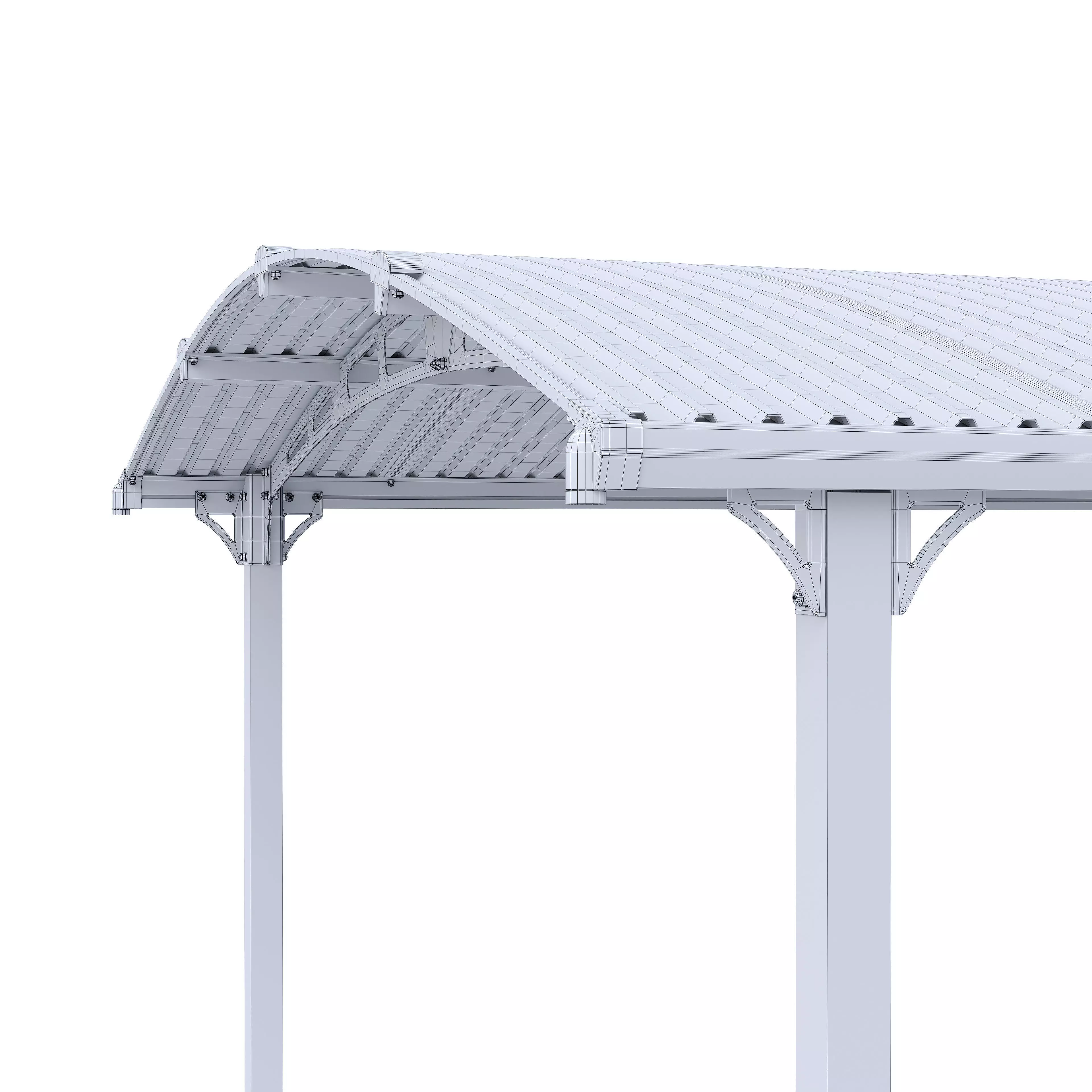 Carport Arcadia Alpine 3D model_23