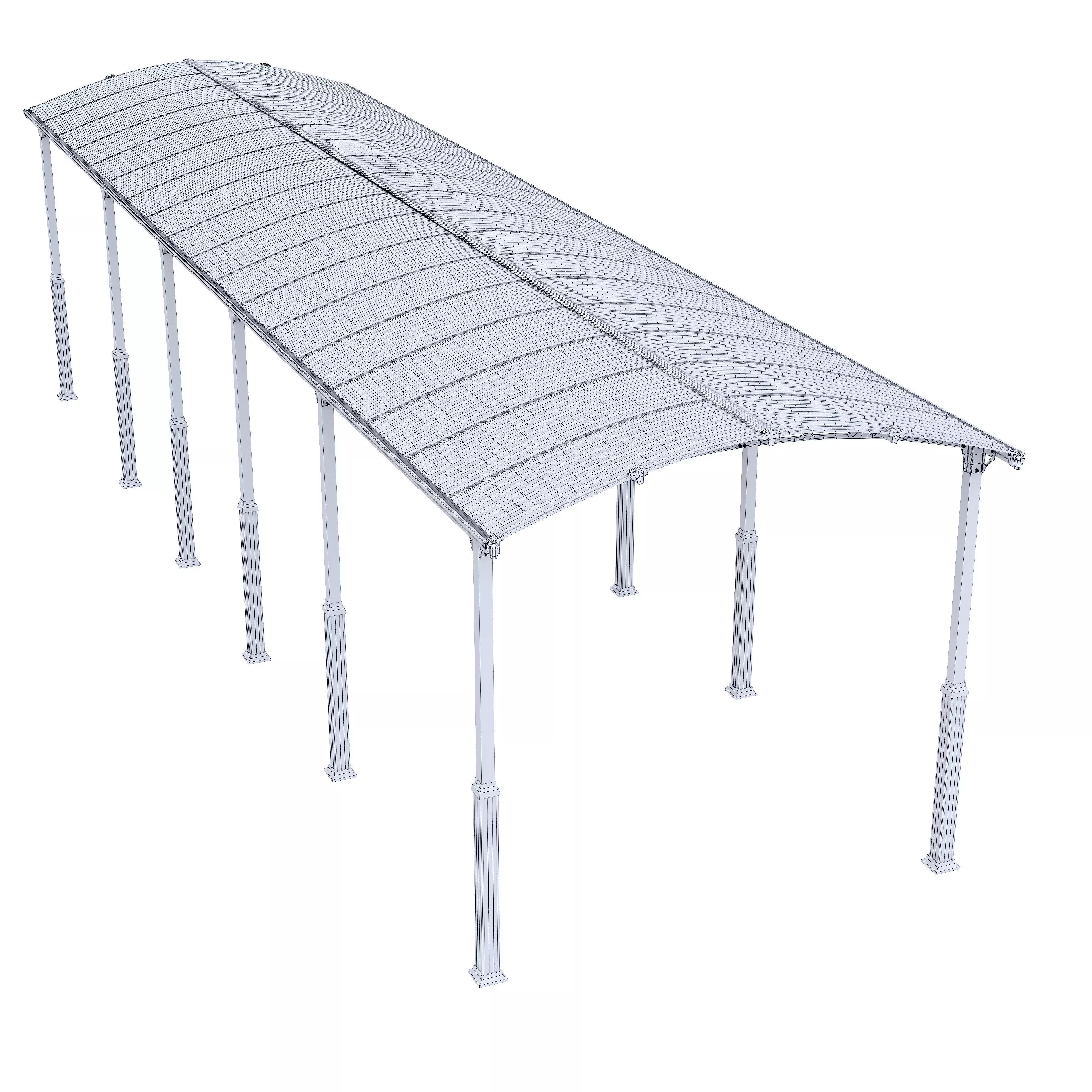 Carport Arcadia Alpine 3D model_11