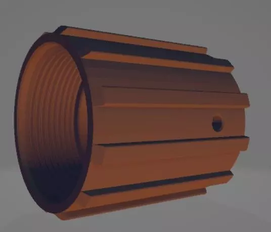 M4 Handguard HOTEL MK18 V2 3D print model_0