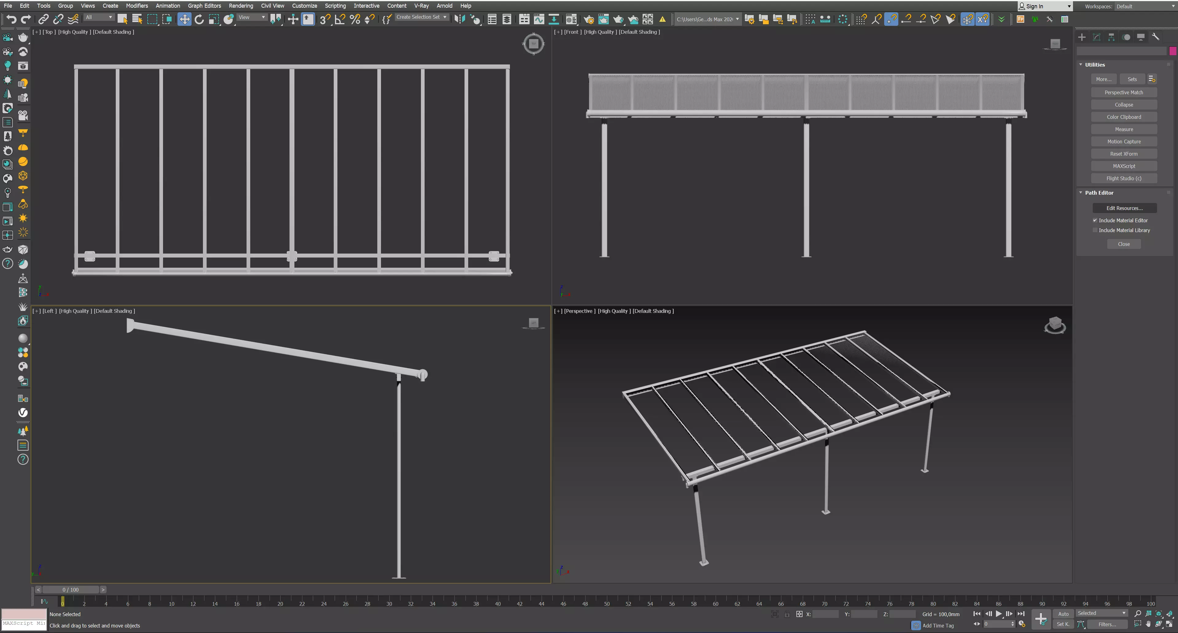 Sierra Terrace Canopy 3D model_19