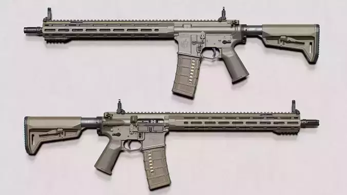 KAC - KS Serie - Replica Low-poly 3D model