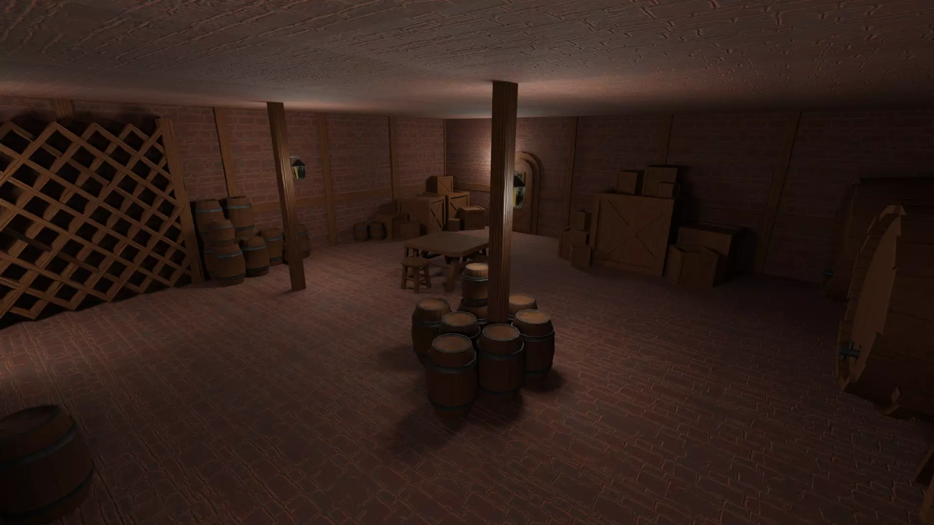 Medieval House Pack  Modular Low Poly Buildings Low-poly 3D model_6