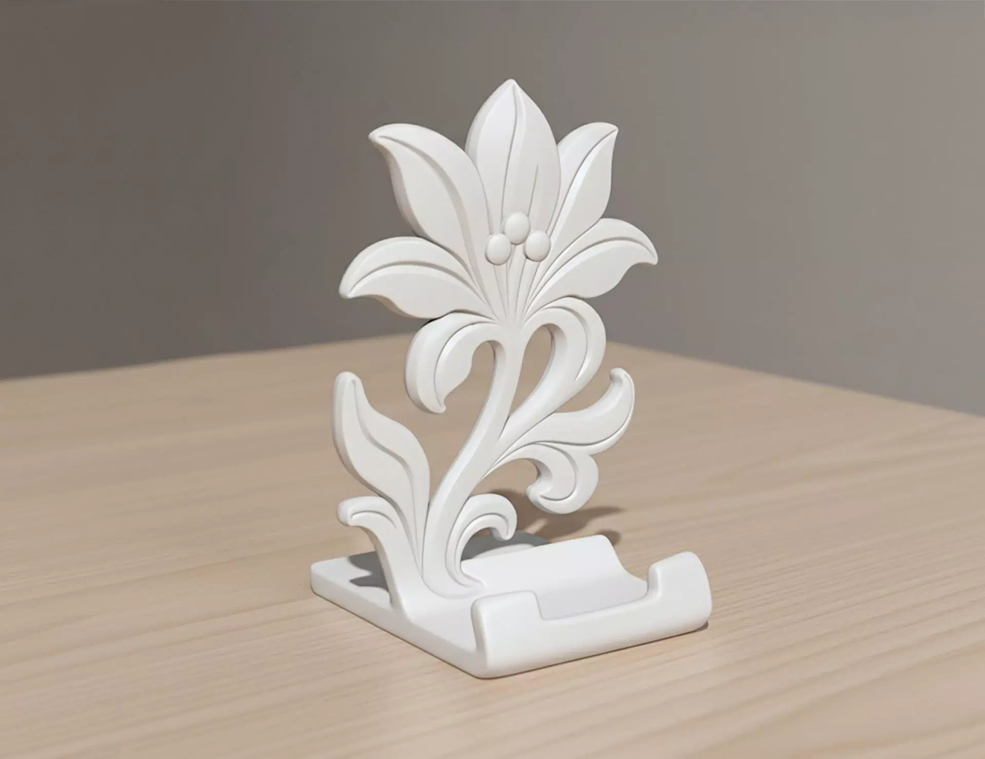 Floral Ornament 3D Printable 3D print model_0