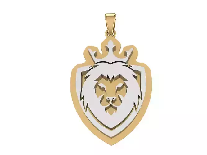 Lion Head Pendant