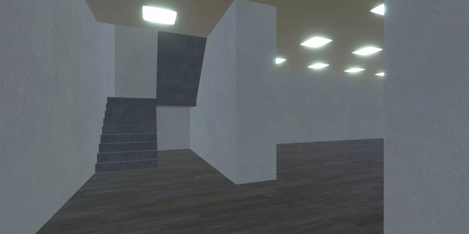 Modern Low Poly Military Building Pack - 3 Buildings Low-poly 3D model_13