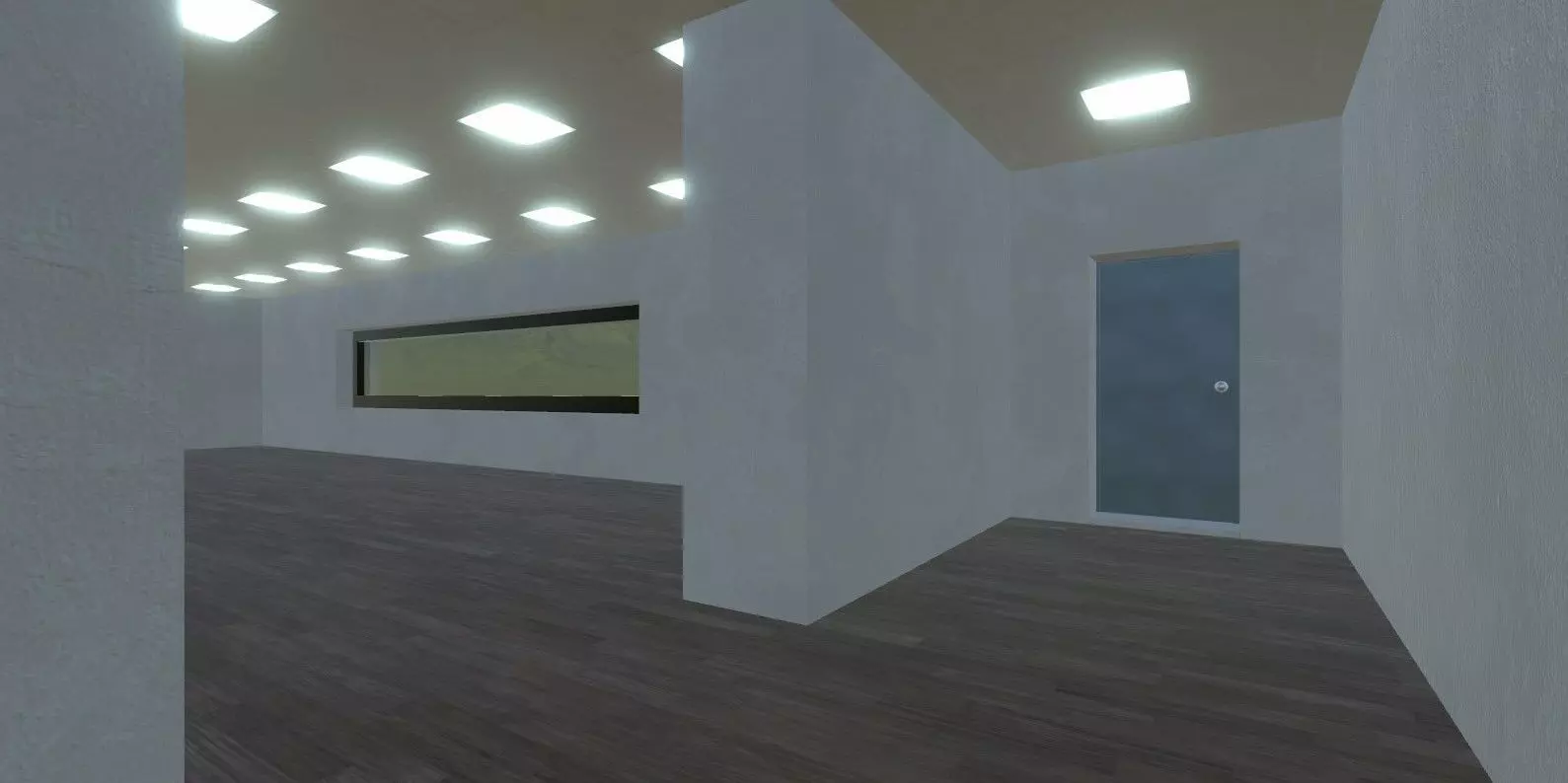 Modern Low Poly Military Building Pack - 3 Buildings Low-poly 3D model_12