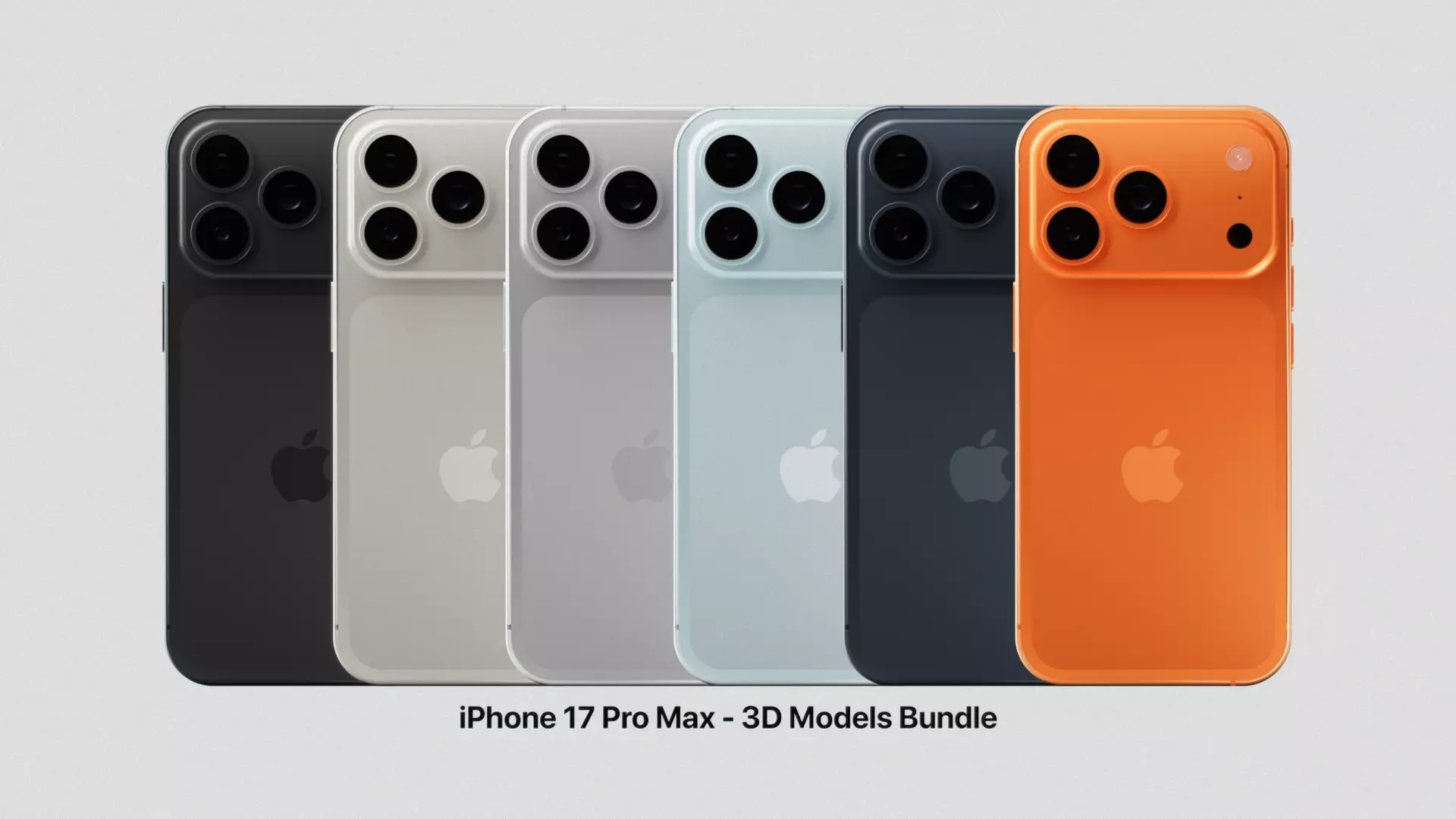 iPhone 17 Pro Max High quality 3D model 2025 3D model_0
