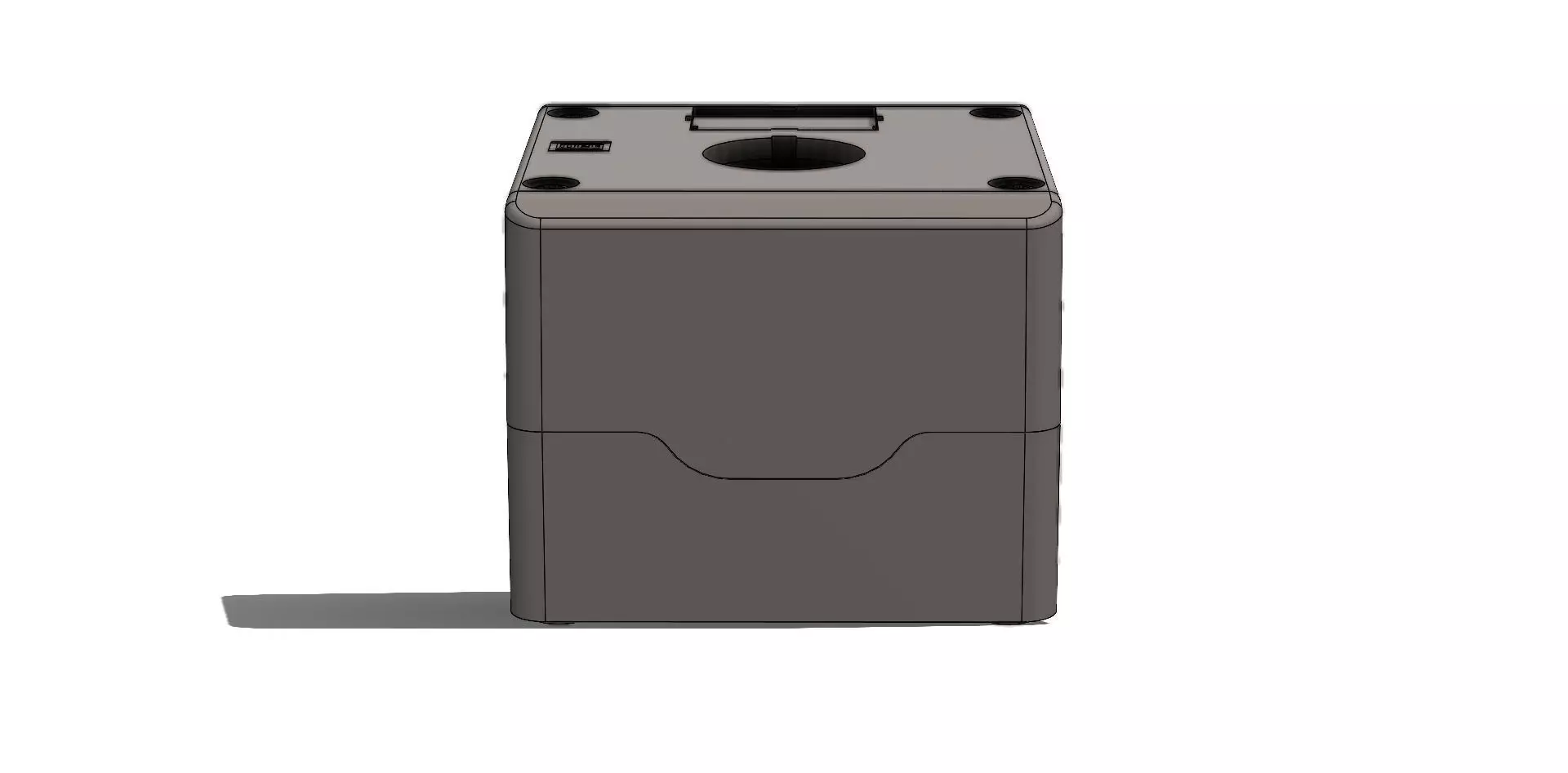 Caixa Botoeira WEG PBW 1Y Button Box 3D model_15