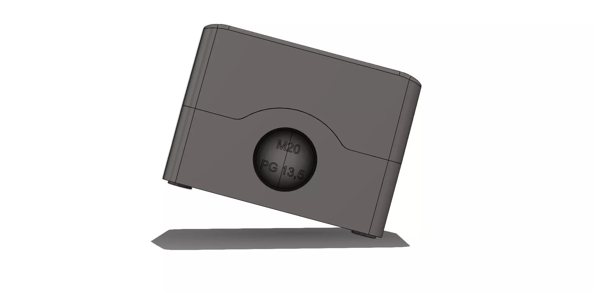 Caixa Botoeira WEG PBW 1Y Button Box 3D model_28