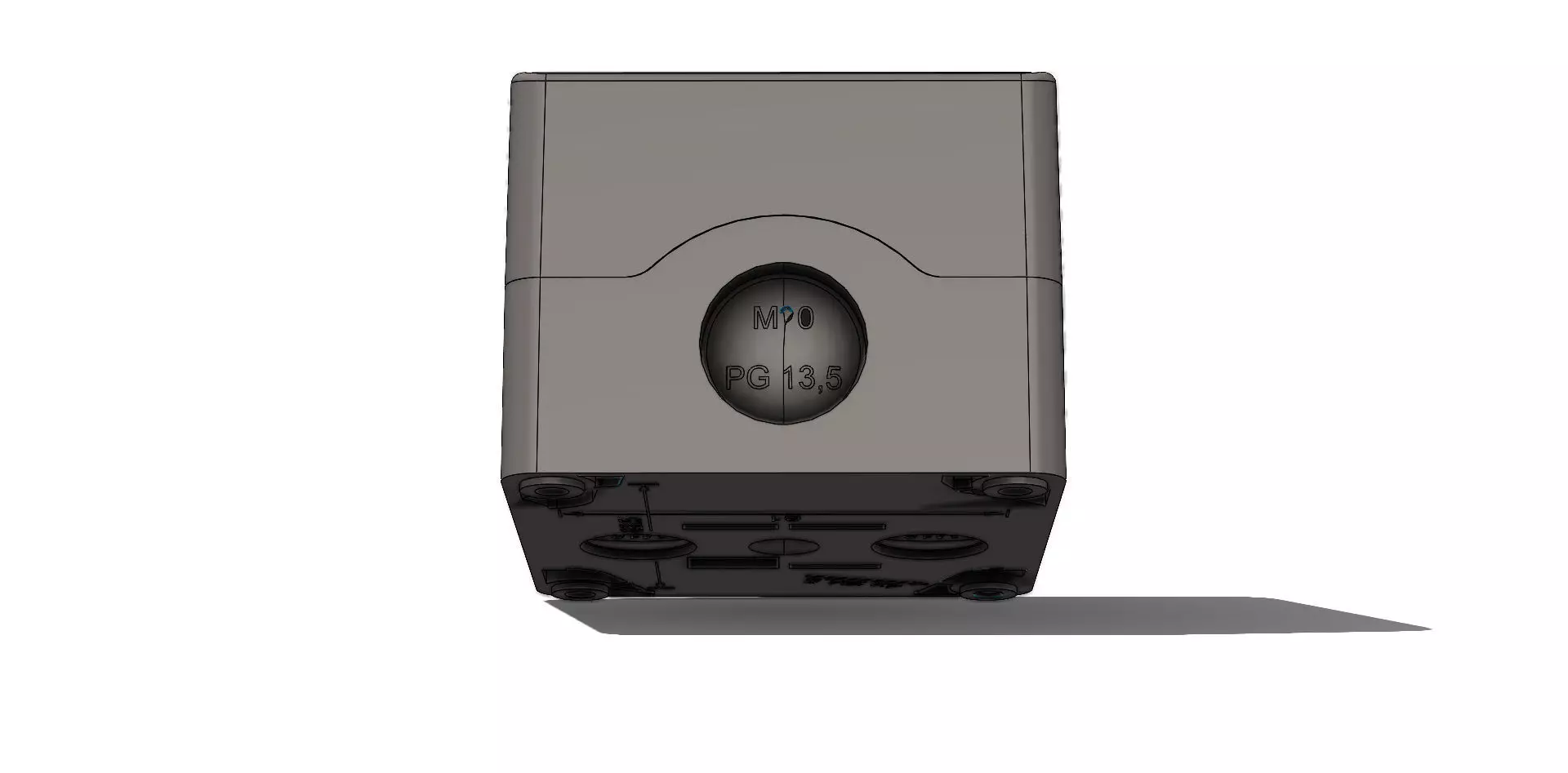 Caixa Botoeira WEG PBW 1Y Button Box 3D model_24