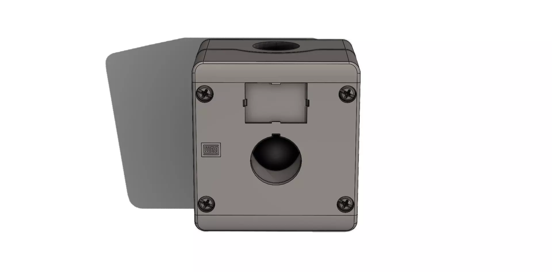 Caixa Botoeira WEG PBW 1Y Button Box 3D model_26