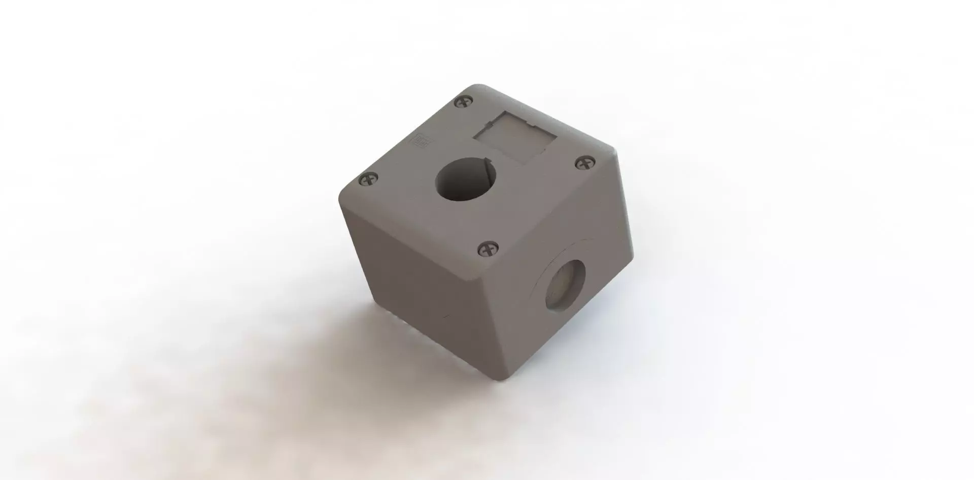 Caixa Botoeira WEG PBW 1Y Button Box 3D model_0